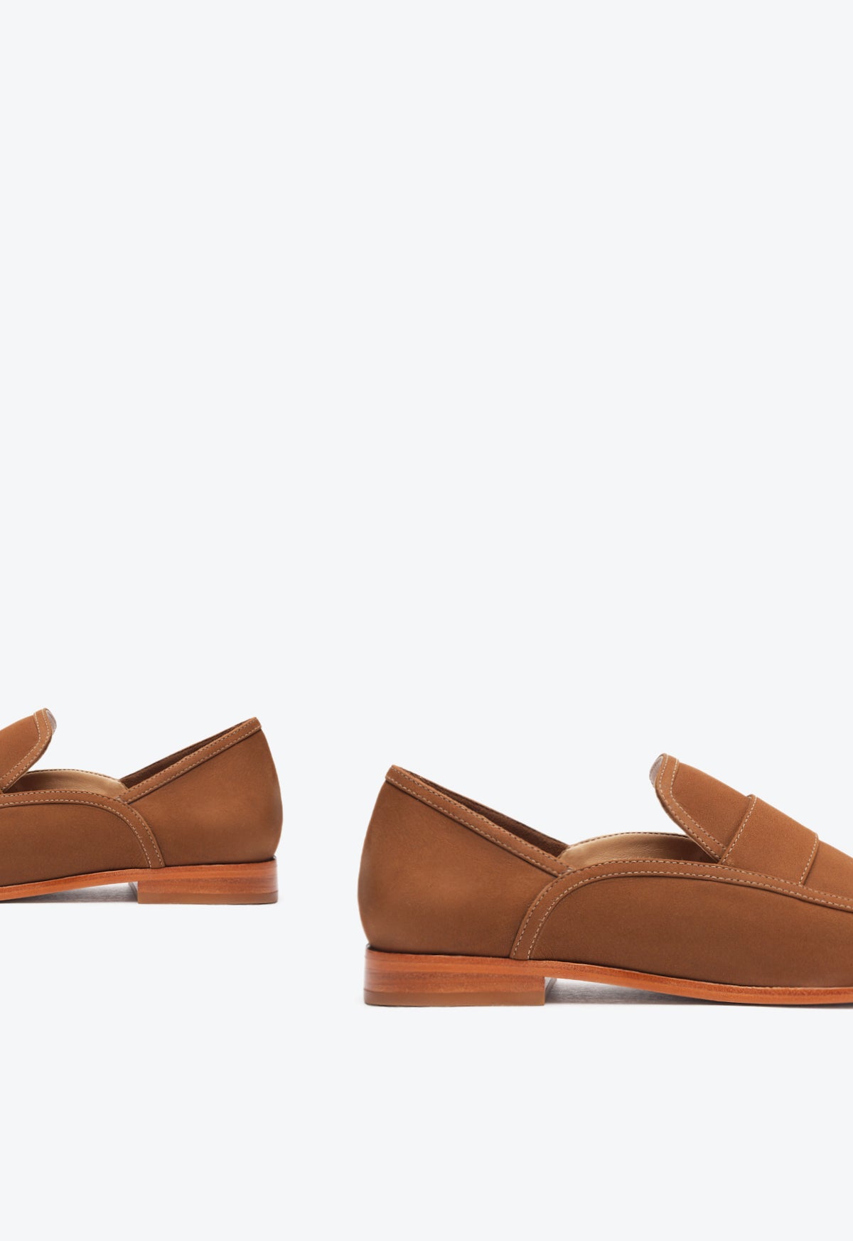 Maurice Nubuck Flat Shoes for Women - Comfortable Slip-On Loafers with Soft Leather - Perfect for Office, Travel & Casual Wear