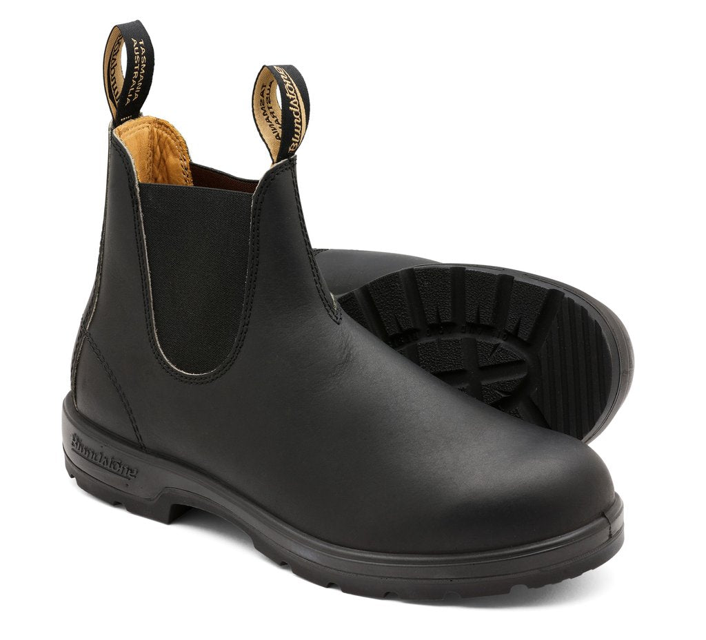 Blundstone 558 Classic Black Chelsea Boots for Men & Women - Comfortable & Durable Work & Casual Shoes for Outdoor, Hiking & Everyday Wear