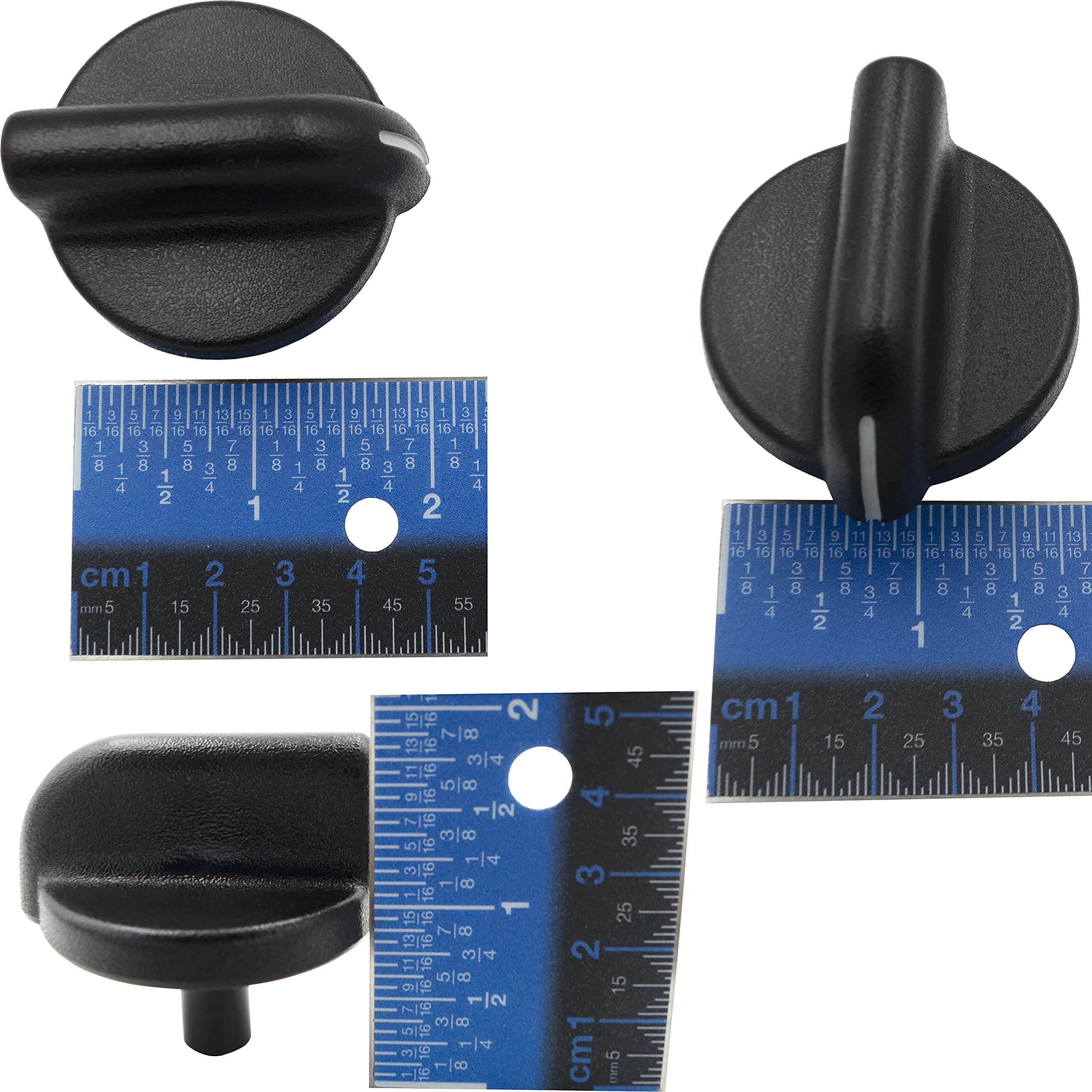 4-Pack Gas Range Cooktop Burner Control Knob Replacement for Model 3181304 - Exact Fit, Not Universal - Perfect for Kitchen Stove Repair & Appliance Maintenance