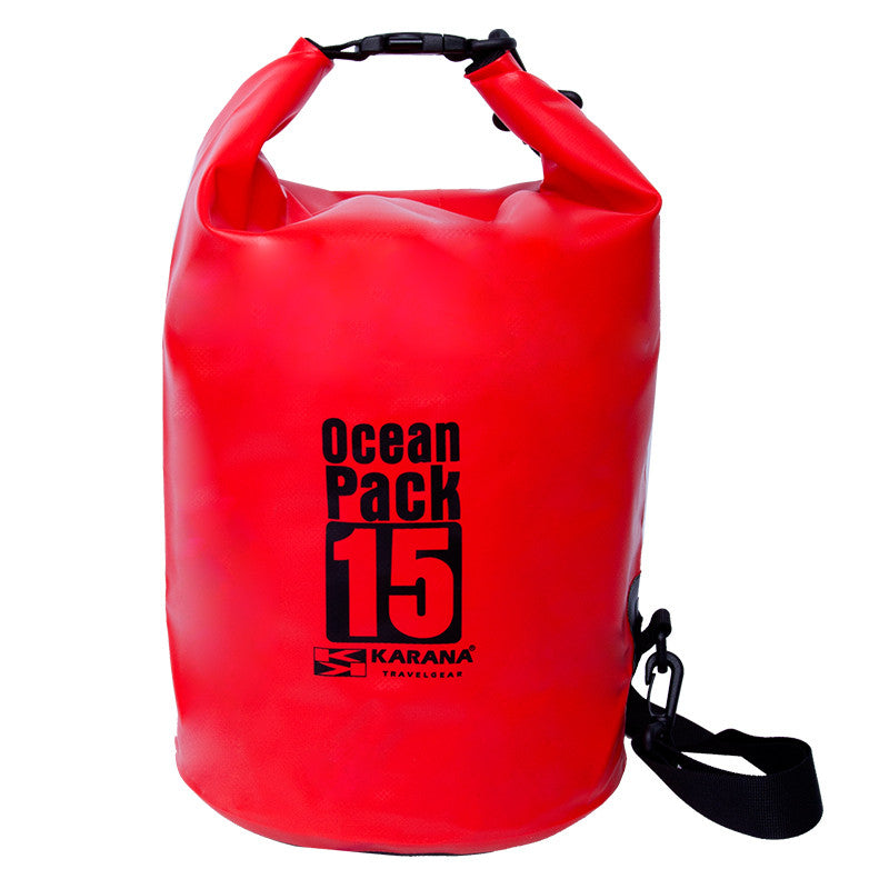 **Karana Ocean Pack 15L Waterproof Dry Tube Bag - Ideal for Kayaking, Boating, Swimming & Outdoor Adventures**