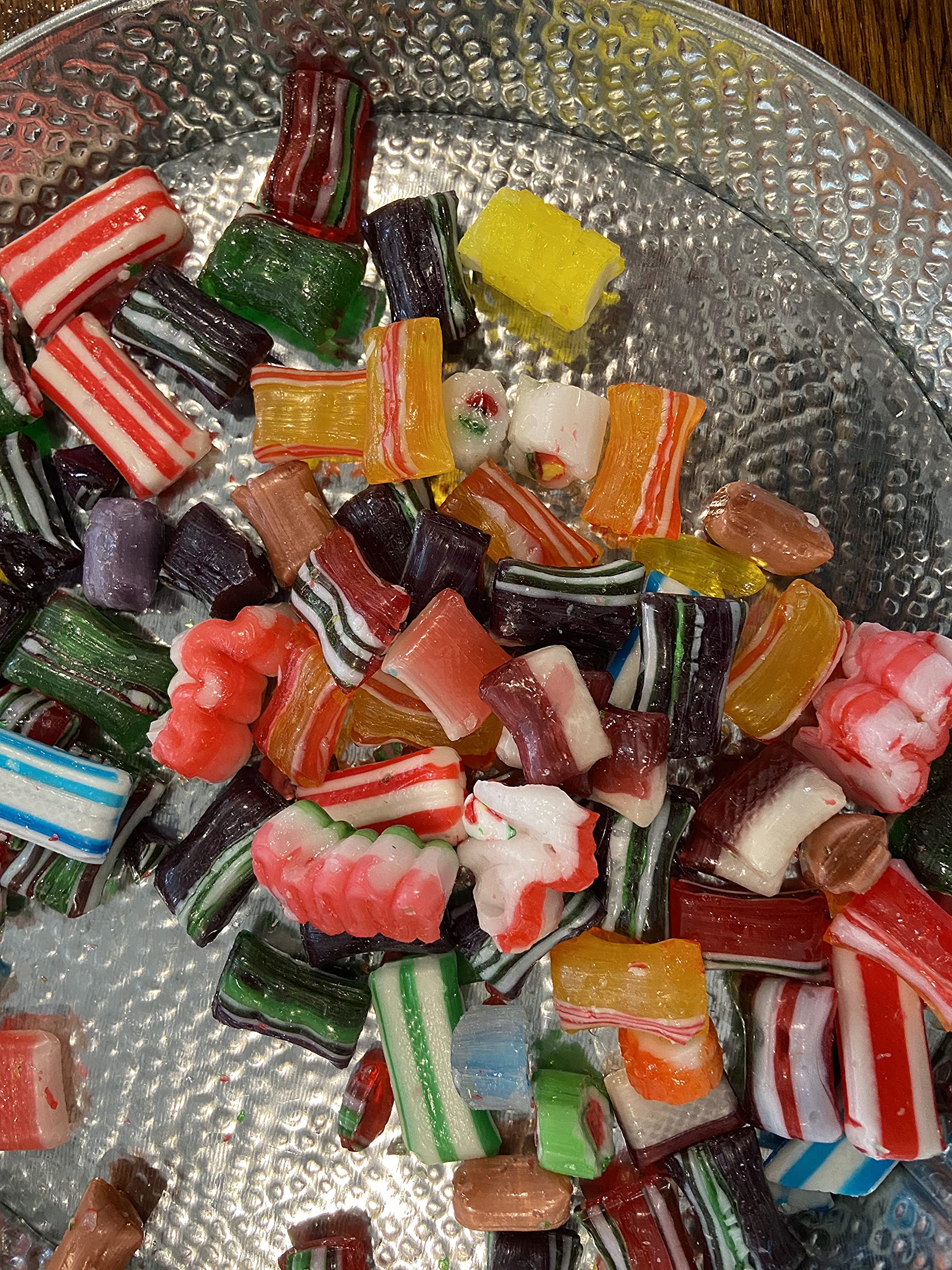 Old Fashioned Hard Candy Assortment - Bulk Mixed Cut Rock Candy & Baby Ribbon Candy - Perfect for Holiday Gifts, Party Favors & Nostalgic Treats