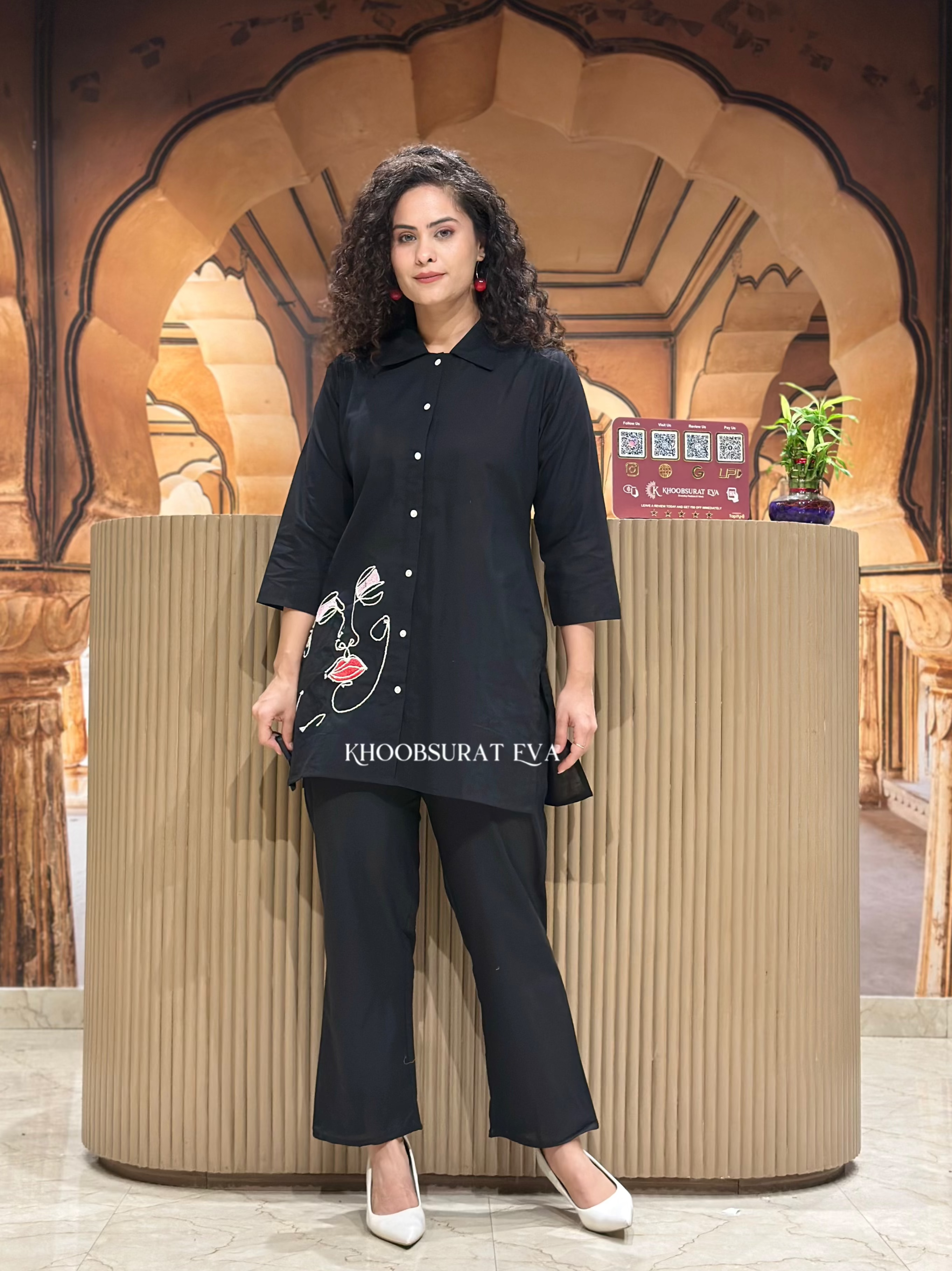 Stylish Black Birthday Outfit Set for Women - Perfect for Parties, Celebrations & Special Occasions