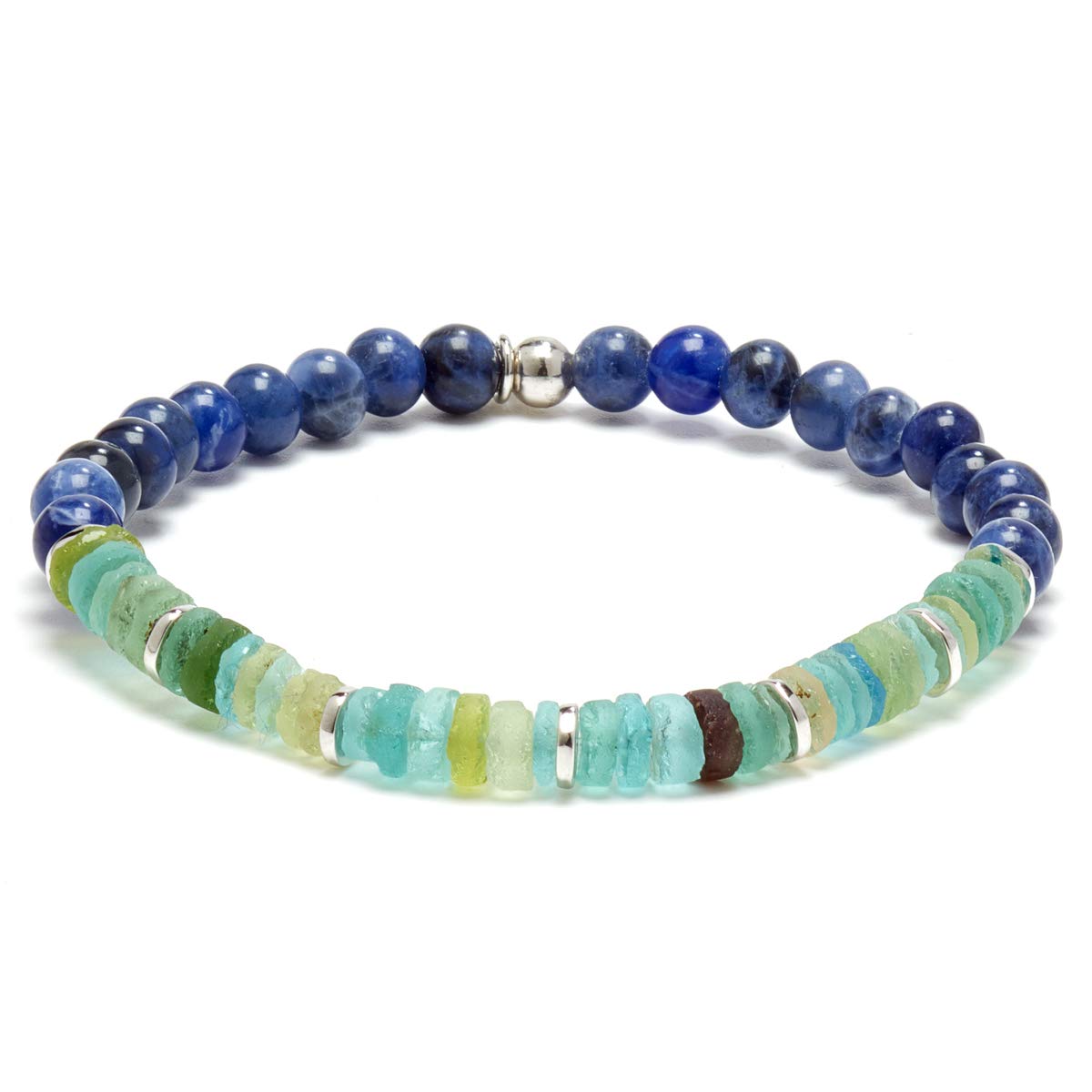 Men's Oceana Bracelet - Stylish Waterproof Beaded Bracelet for Men - Perfect for Beach, Swimming & Outdoor Activities
