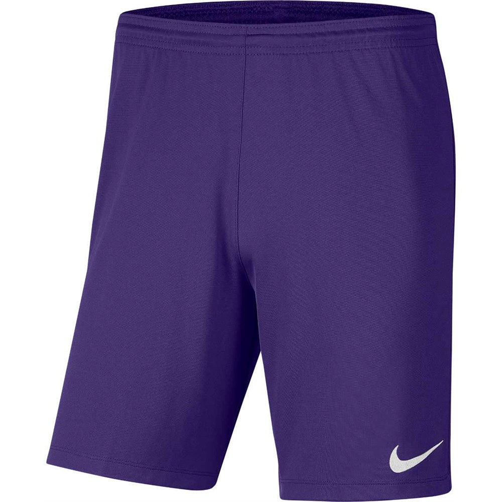 Nike Youth Park III Knit Basketball Shorts - Court Purple Color for Boys & Girls - Perfect for Basketball Games, Training, and Casual Wear