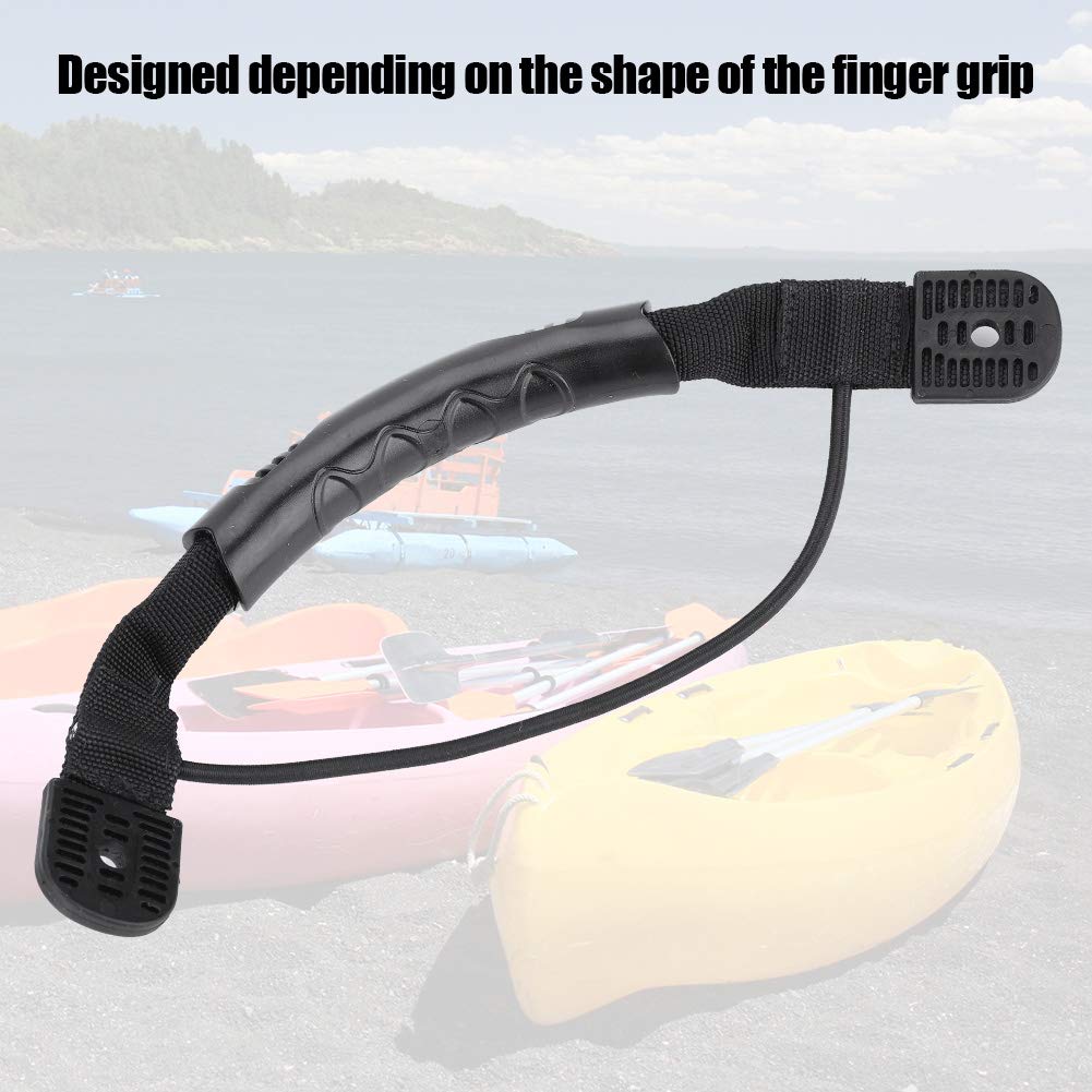 Kayak Carry Handle with Bungee Cord - Heavy Duty Canoe Side Mount Handle for Easy Transport - Perfect for Kayaking, Canoeing, and Water Sports Accessories