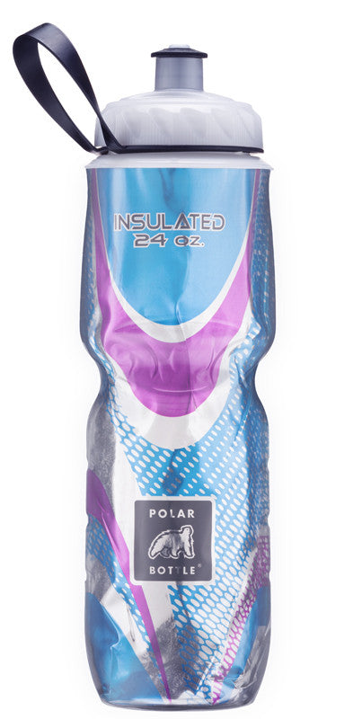 Polar Bottle Spin 24oz (710mL) Insulated Water Bottle - BPA Free, Leak Proof, Durable Cycling & Sports Bottle - Perfect for Hiking, Gym, Running & Outdoor Activities