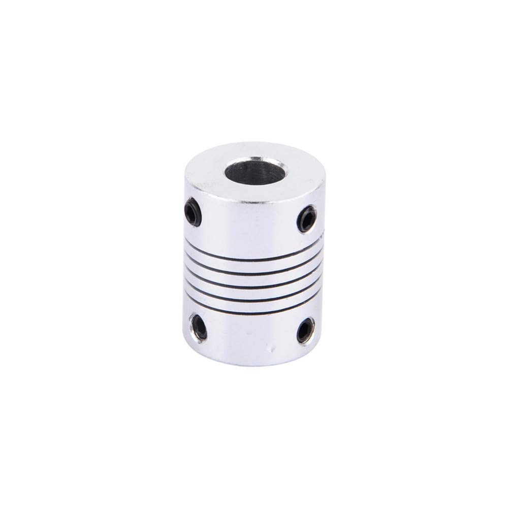 1 PCS 5825mm Flexible Motor Coupling for Printer Stepper Motor - High Precision Shaft Coupler for 3D Printers, CNC Machines, and Robotics (Rigid & Flexible Coupling Options)