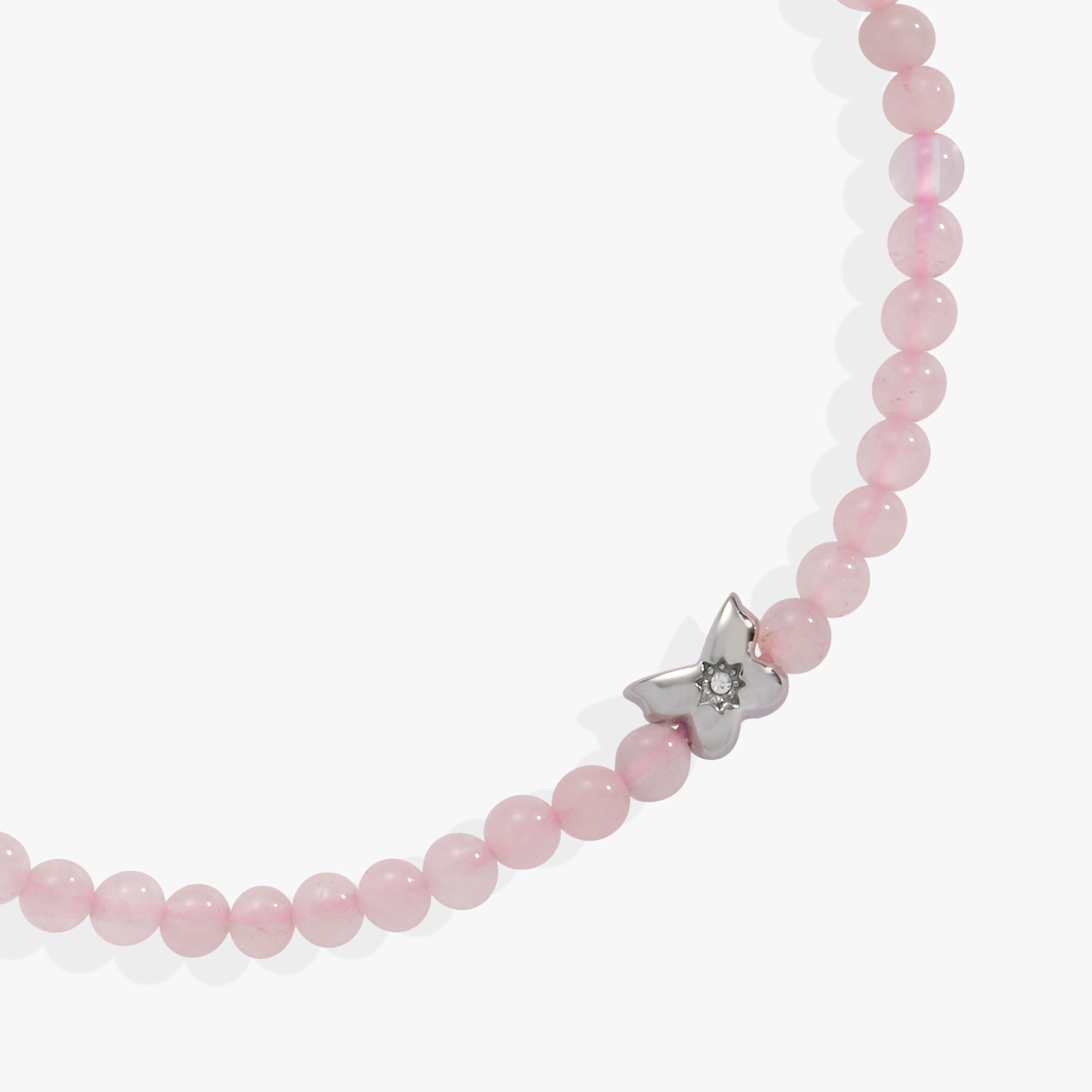 Rose Quartz Stretch Bracelet for Women - Healing Crystal Jewelry for Stress Relief & Positive Energy - Perfect for Meditation, Yoga & Everyday Wear