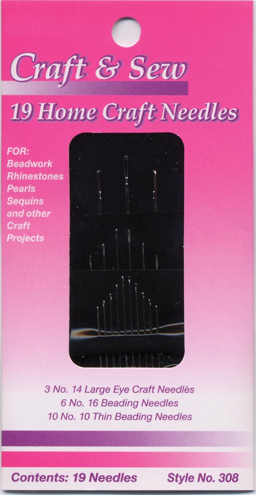 LU Craft Beading Needles - Premium Beading and Jewelry Making Needles for DIY Crafts, Sewing, and Embroidery | Perfect for Handmade Jewelry, Cross Stitch, and Fabric Art Projects