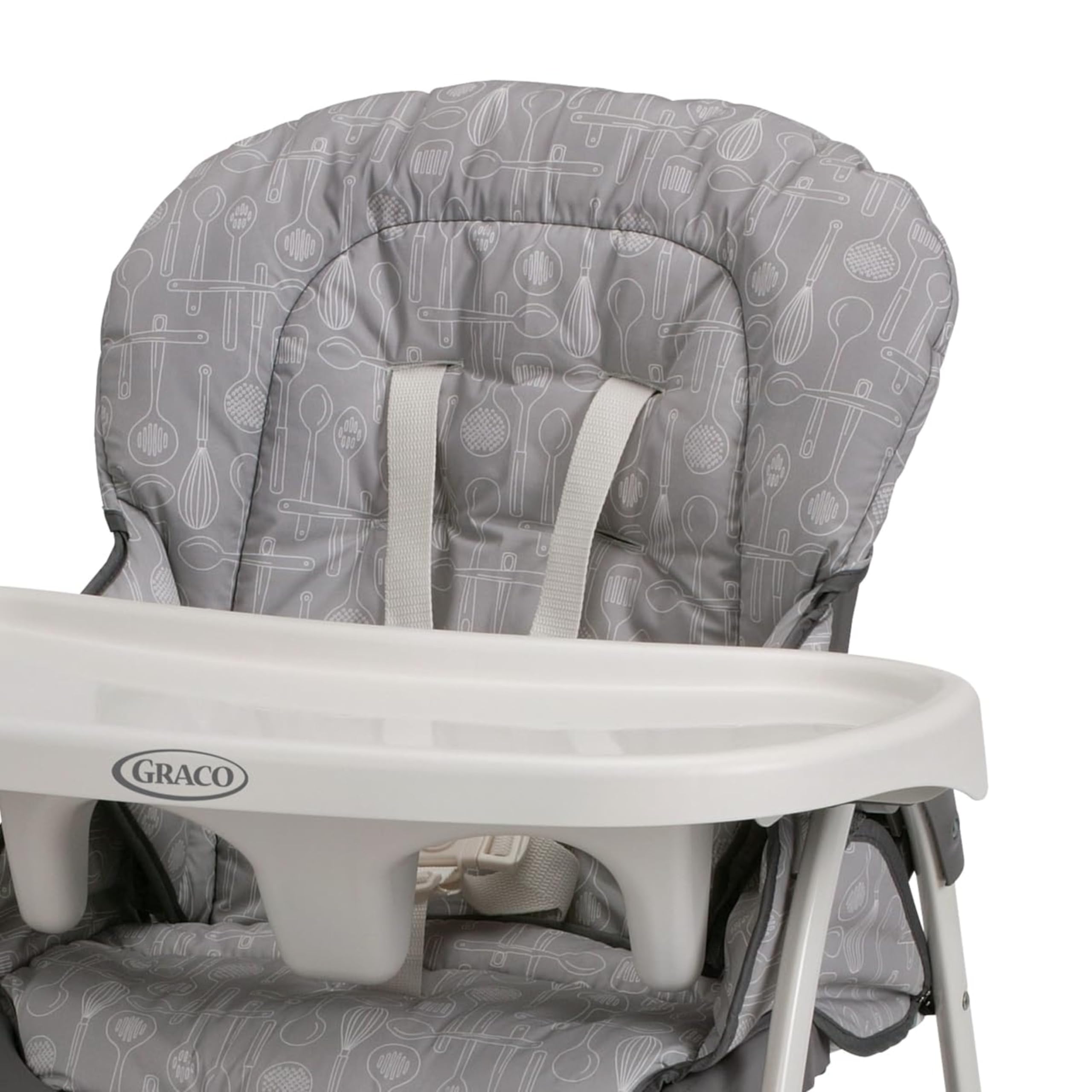 Graco Slim Snacker High Chair - Ultra Compact Baby High Chair with Whisk Design | Space-Saving Dining Seat for Small Kitchens & Travel | Perfect for Infants & Toddlers at Home or Restaurants