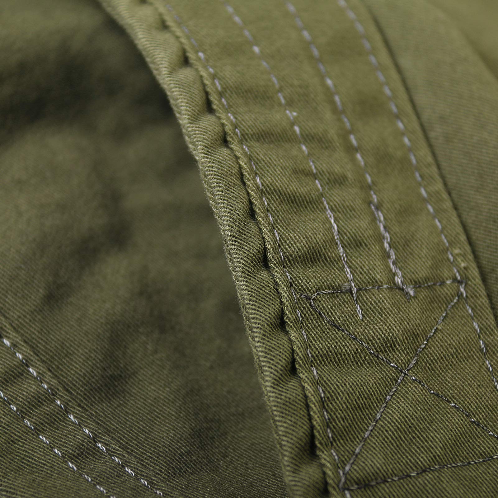 OCHENTA Men's Cargo Shorts with Zipper Pockets - Summer Casual Military Outdoor Work Shorts (No Belt) - Perfect for Hiking, Camping & Everyday Wear