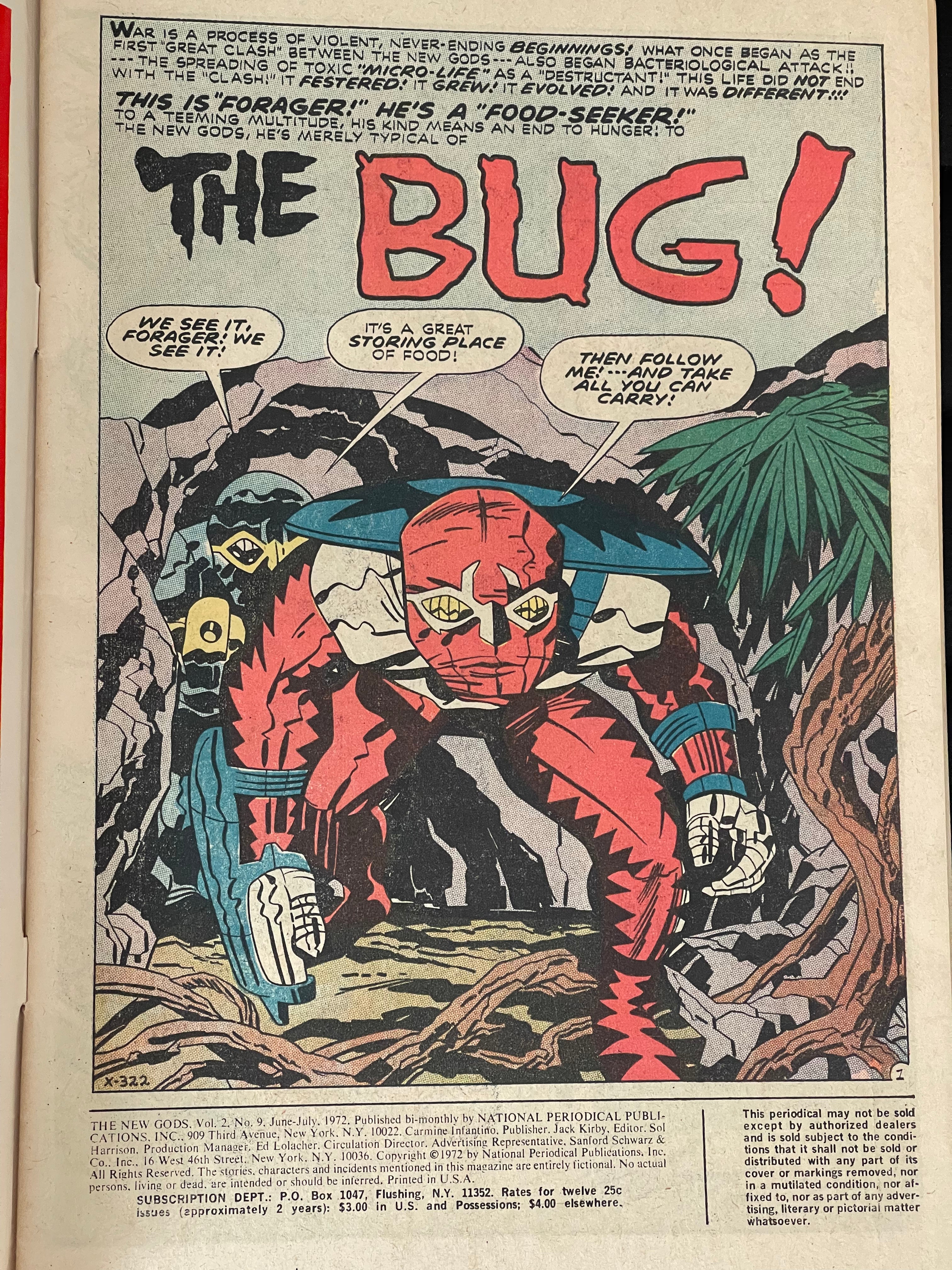New Gods #9 High Grade Comic Book 1972 - DC Comics Collectible for Superhero Fans & Vintage Collectors