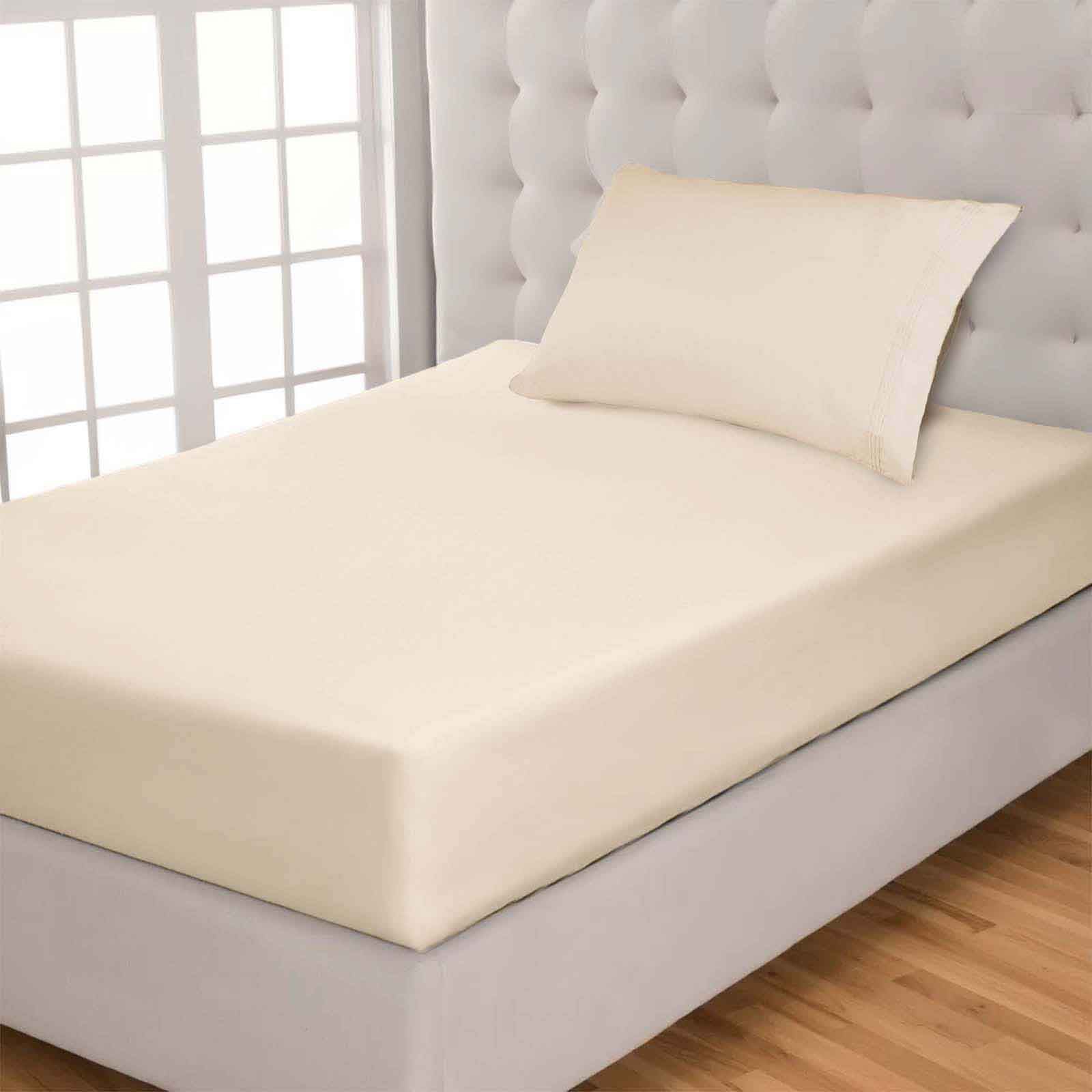 Premium 650 Thread Count Egyptian Cotton Sheet Set - Eco-Friendly, Breathable & Hypoallergenic - Perfect for Luxury Bedding & Hot Sleepers