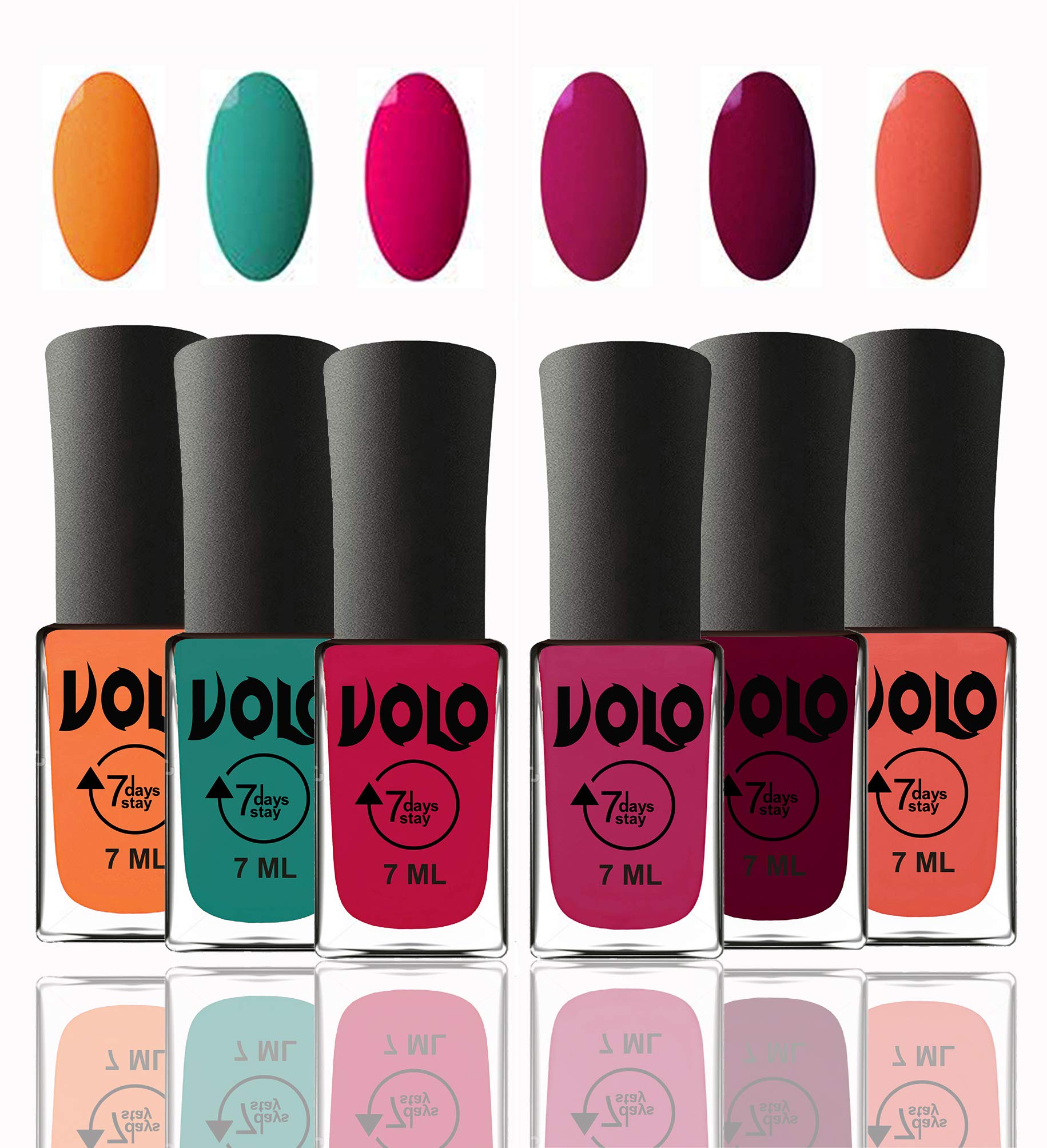 Volo 12-Piece Long Lasting Nail Polish Set for Girls - Unique Colors, Non-Toxic & Chip-Resistant - Perfect for Parties, School, and Everyday Wear