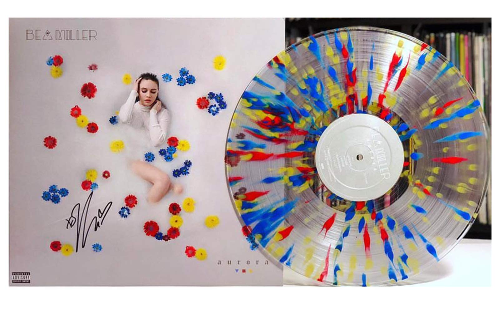 Bea Miller - Aurora Limited Edition LP (Clear Red/Yellow/Blue Splatter Vinyl) | Exclusive Collectible Record for Music Lovers & Vinyl Enthusiasts | Perfect for Home Listening, Gifts & Music Collections