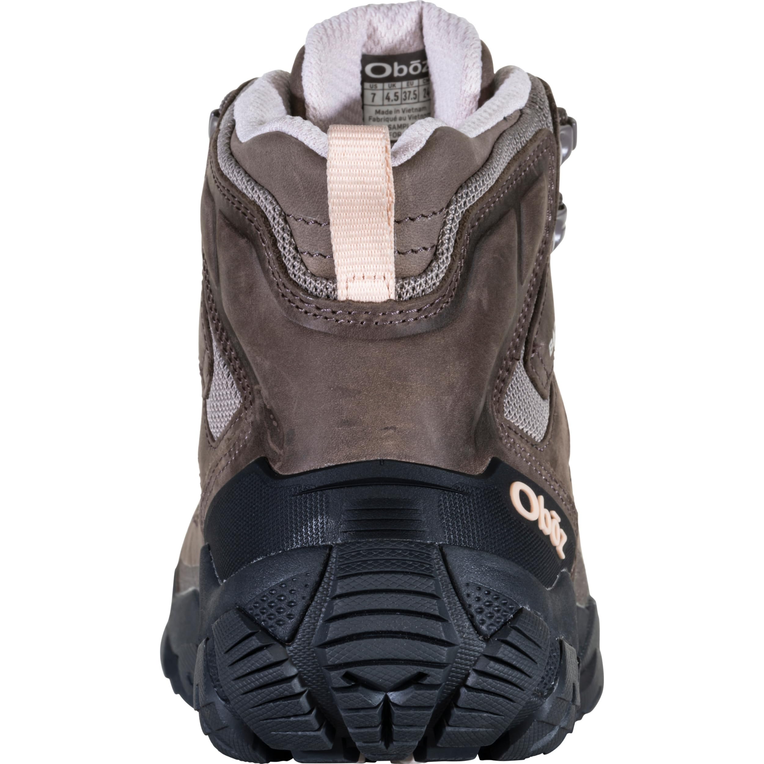Oboz Women's Sawtooth X Mid B-Dry Waterproof Hiking Boots - Lightweight & Durable for Outdoor Adventures, Trail Walking & Backpacking