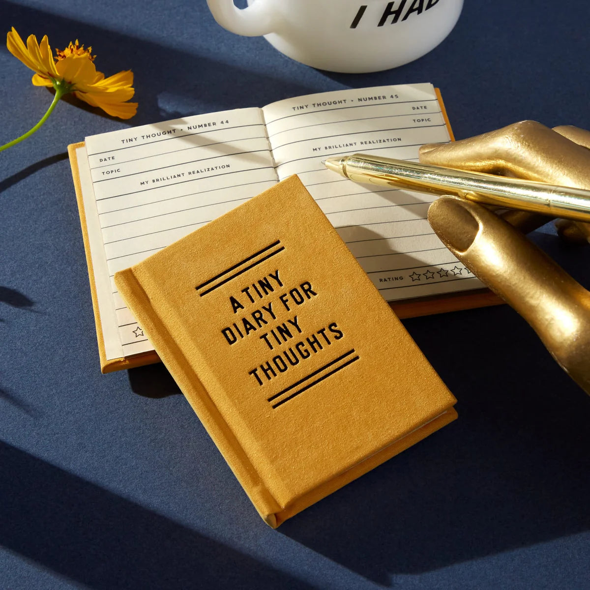 Mini Journal for Small Thoughts - Portable Notebook for Daily Reflections, Travel & Gift Ideas