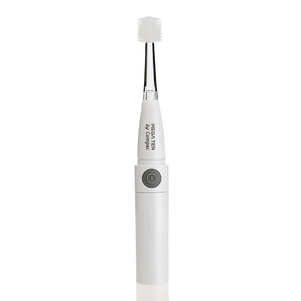 Brilliant Lumi 360 Round Head Travel Sonic Electric Toothbrush for Adults - LED Microfiber Bristles, Gentle Sonic Technology, Waterproof & Rechargeable - Perfect for Travel, Home & Office Use