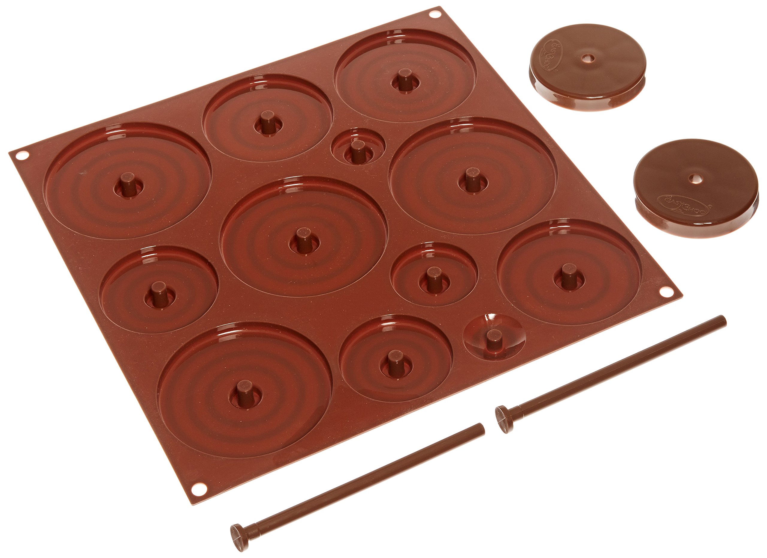 Premium Silikomart 3D Egg Silicone Chocolate Mold Set - 6 Cavity Non-Stick Baking Molds for Easter, Holidays & DIY Chocolate Making - Perfect for Home Bakers, Candy Shops & Gift Packaging