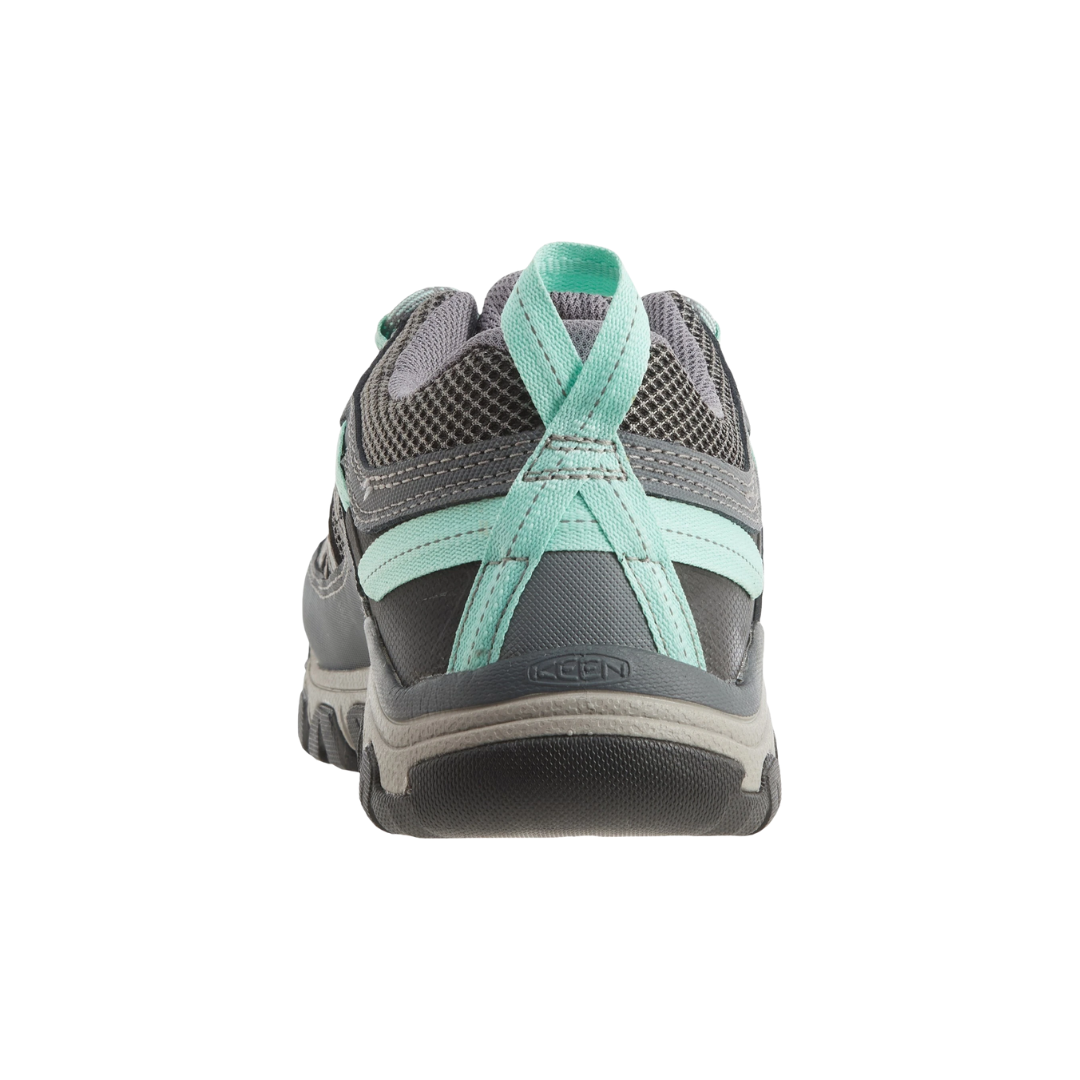 Women's KEEN Targhee Vent Hiking Shoes - Steel Grey/Ocean Wave - Waterproof & Breathable for Outdoor Adventures, Trail Running & Camping