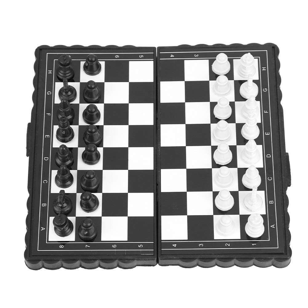Magnetic Chess Set - Portable & Durable Plastic Chess Board Game for Kids & Adults | Brain Training Toy | Perfect for Outdoor Games, Travel, Picnics & Family Game Nights