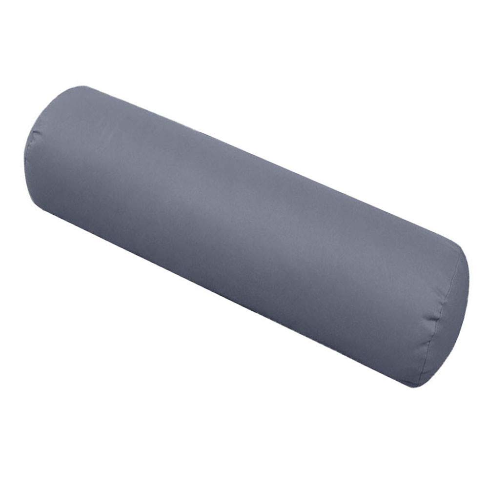 Prolinemax Knife Edge Small 23x24x6 Outdoor Deep Seat Back Rest Bolster Cushion Insert Slip Cover Set AD001 - Perfect for Patio Furniture, Deck Chairs, and Poolside Loungers
