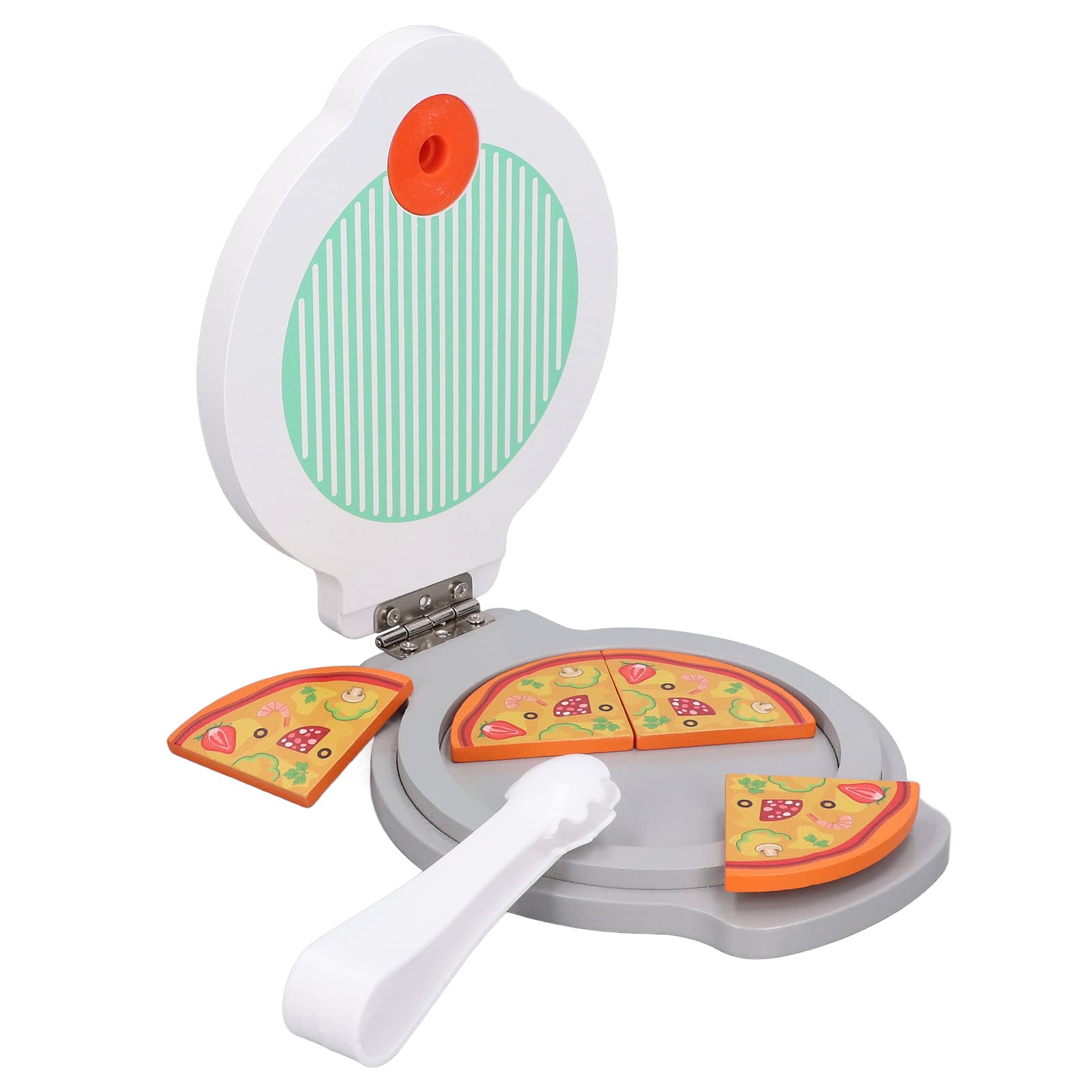 Agatige Realistic Pancake Maker Toy - Wooden Kitchen Pretend Play Cooking Set for Kids, Educational Role Play Food Toys for Toddlers & Preschoolers - Perfect for Birthday Gifts & Montessori Learning Activities