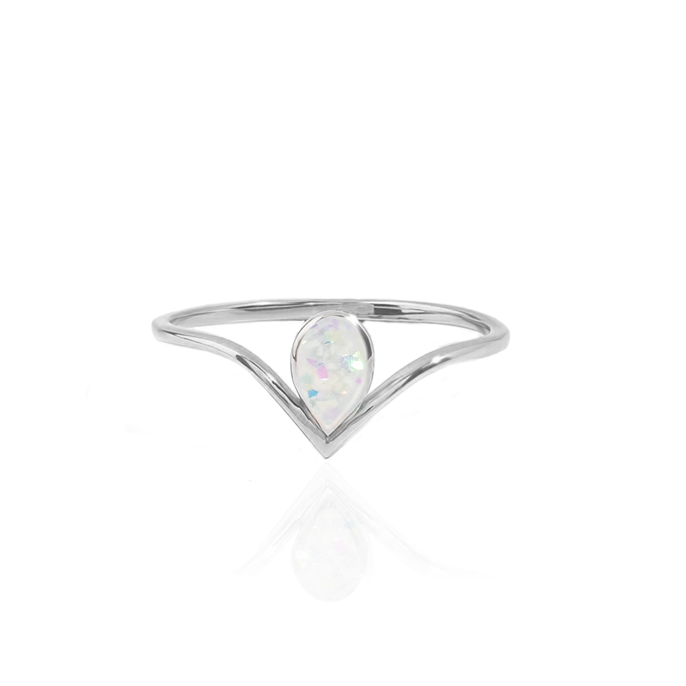 Ashes Ring - Elegant Memorial Jewelry for Loved Ones | Perfect for Remembrance, Sympathy Gifts & Special Occasions