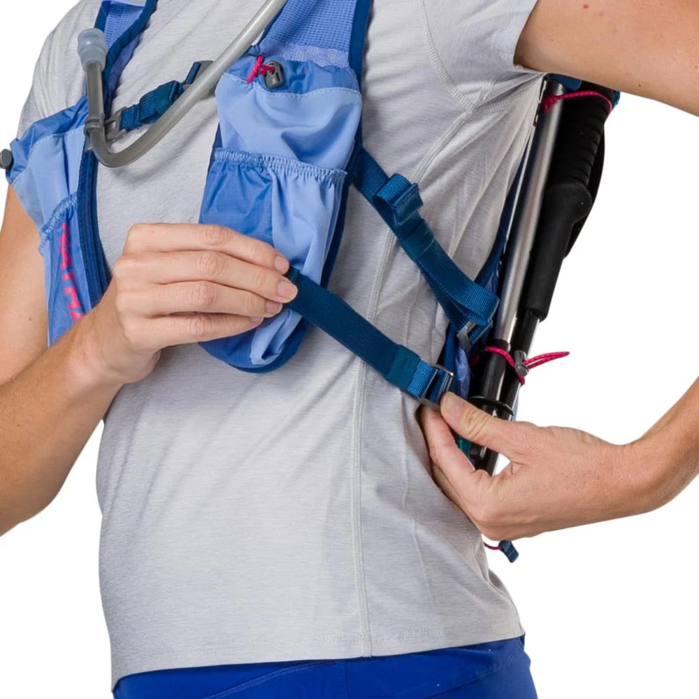 Nathan Trail Mix 12L 2.0 Hydration Backpack - Lightweight Running Pack for Hiking, Cycling & Outdoor Adventures - Periwinkle/Estate Blue