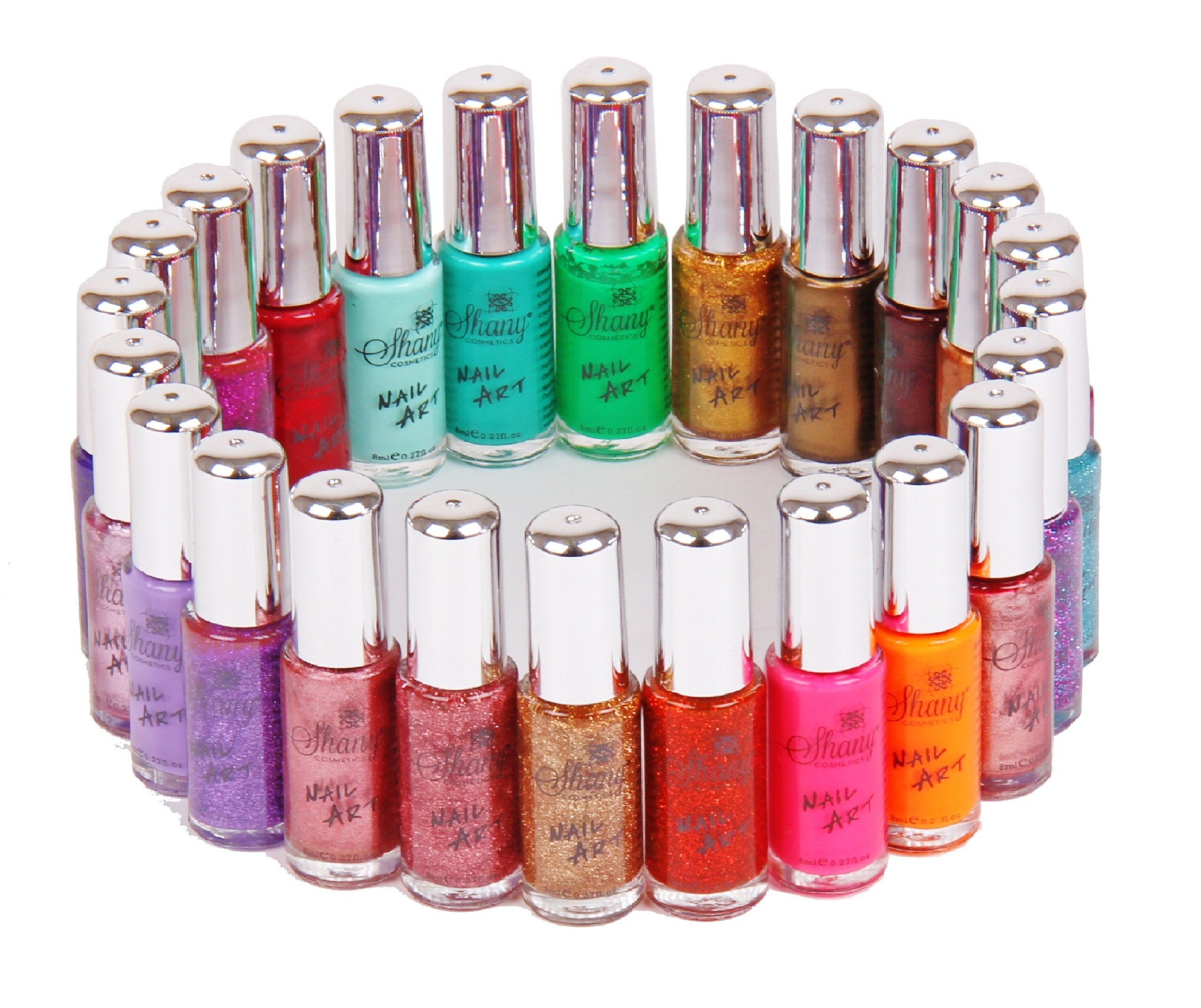 SHANY Professional 24-Piece Nail Art Kit for Salon & Home Manicures - Complete Nail Design Set with Essential Tools for DIY Nail Art, Perfect for Beginners and Professionals