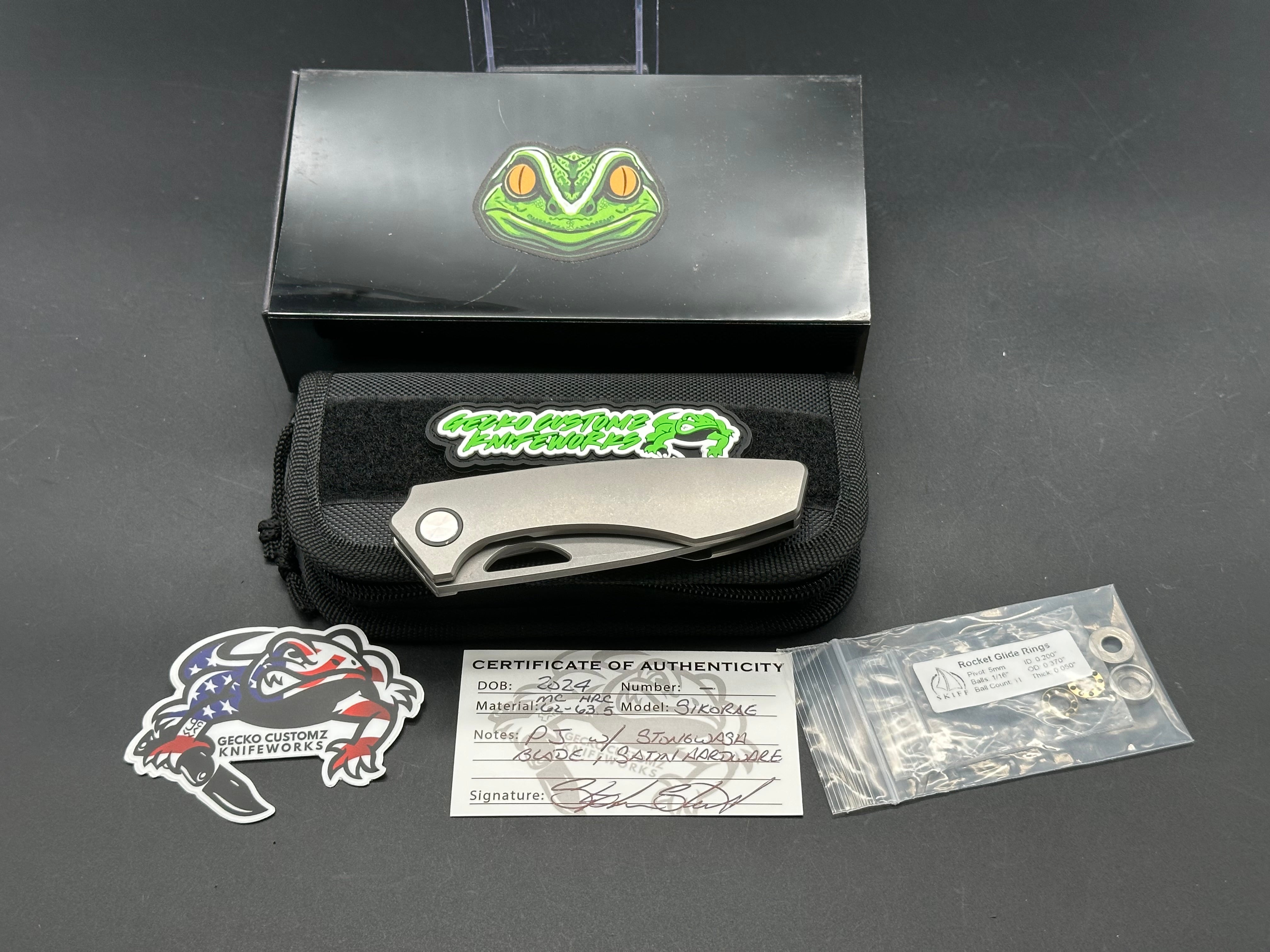 Gecko Customz Sikorae Folding Knife - 3.04