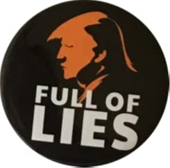 Anti-Trump Buttons - Set of 8 Political Protest Pins (2.25 Inch) for Backpacks, Jackets & Hats | Great for Campaigns, Rallies & Activism