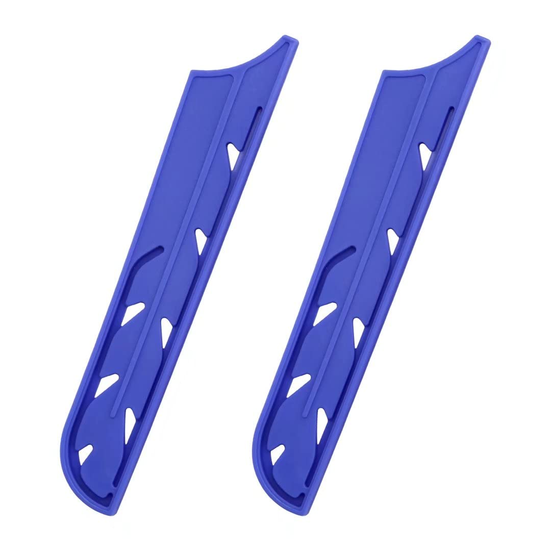 2-Pack Universal Safety Knife Covers - Blue Blade Guards for 8