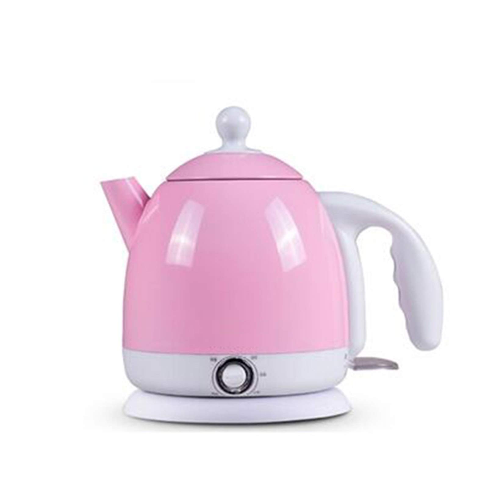 1L Stainless Steel Electric Kettle - Fast Boiling, Thermal Insulation, Portable Travel Tea Pot - Perfect for Home, Office & Travel - Pink