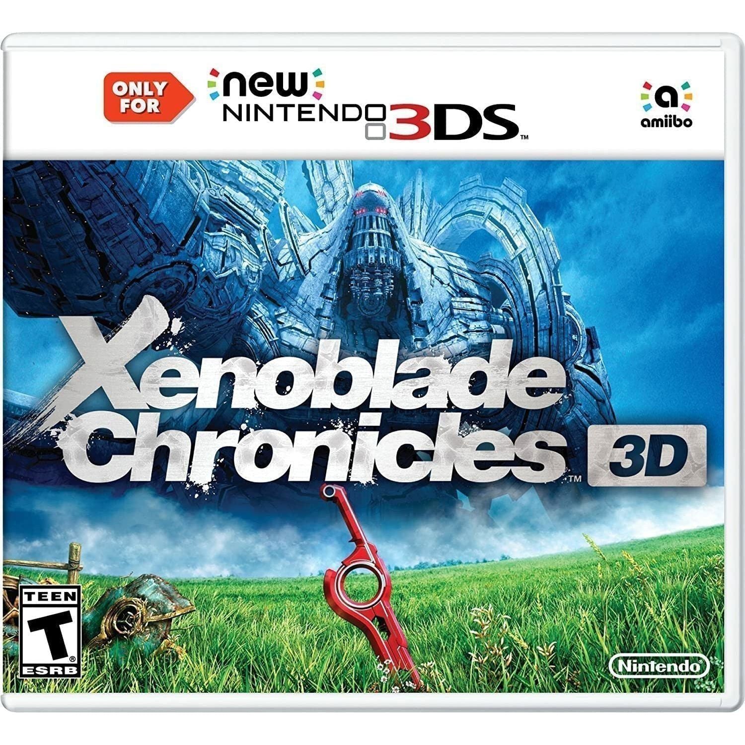 Xenoblade Chronicles 3D for Nintendo New 3DS - JRPG Adventure Game with Open World Exploration - Perfect for Travel and Commuting Gaming