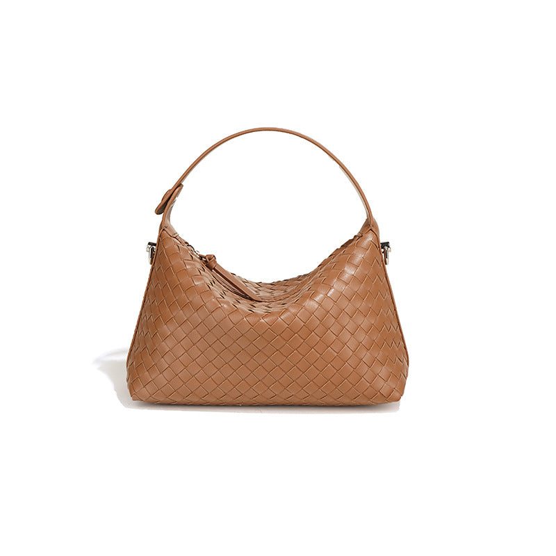 Stylish Woven Everyday Tote Bag for Women - Lightweight & Durable Handbag for Work, Shopping & Beach Outings