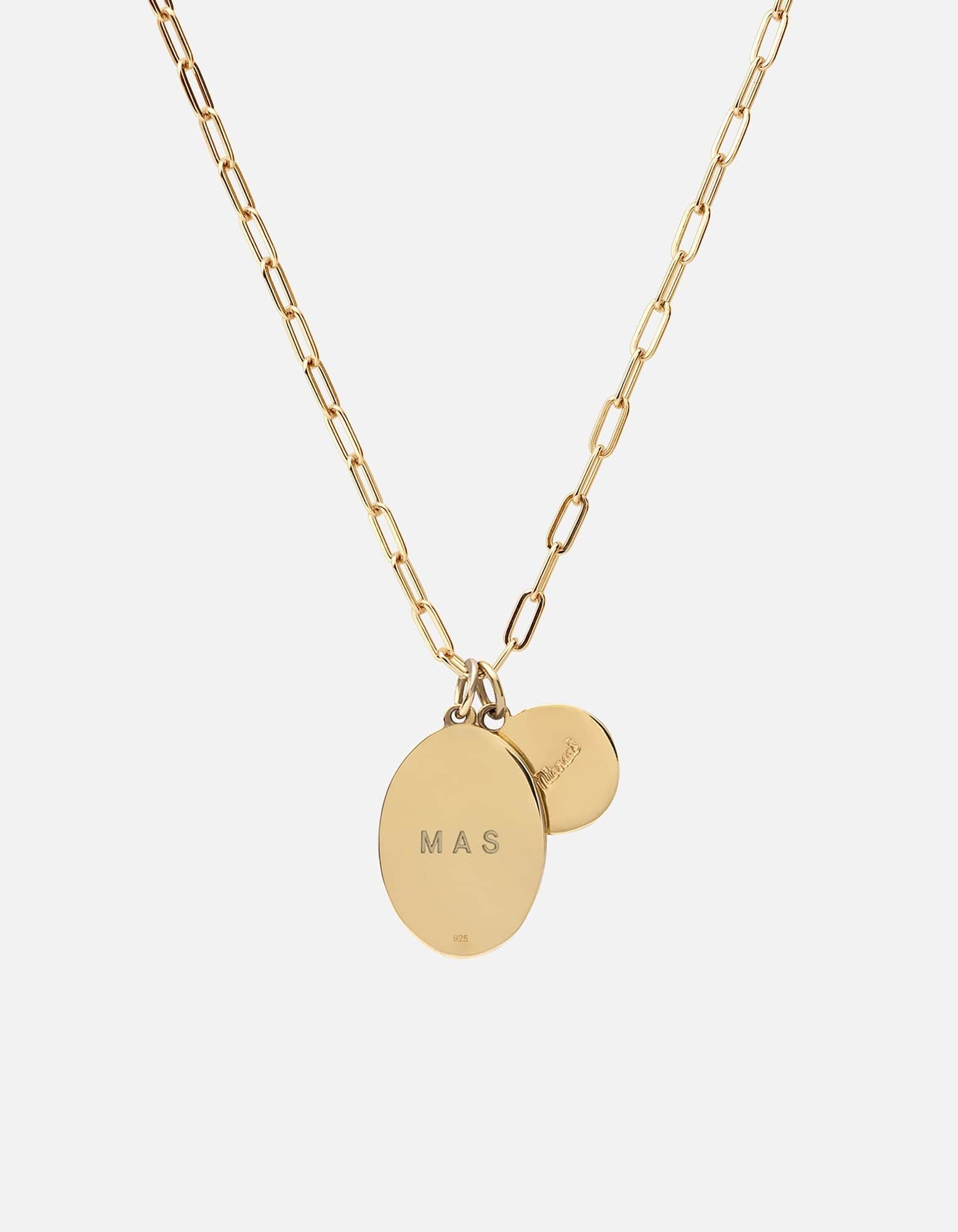 Mini Dove Cable Chain Necklace - 14K Gold Vermeil/Teal - Dainty Layering Necklace for Women, Perfect for Everyday Wear & Gift Giving