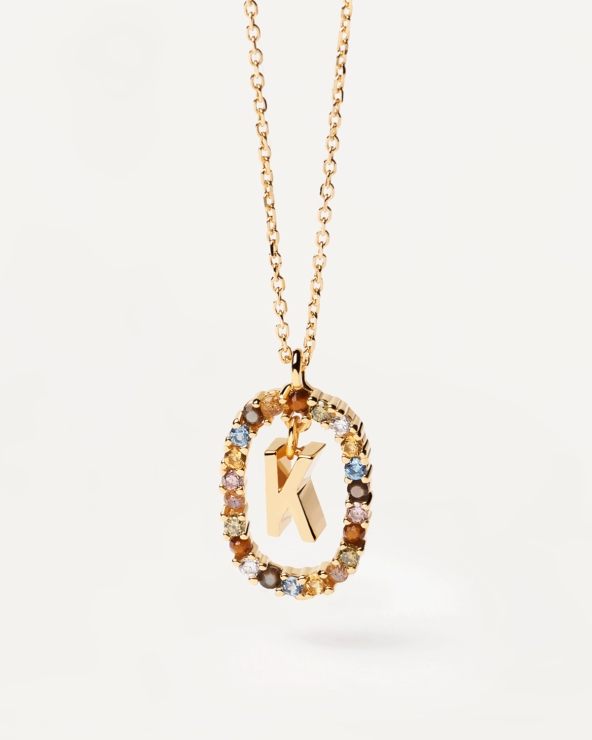 Letter K Necklace - Personalized Initial Pendant for Women & Girls - Elegant Gold & Silver Jewelry Gift for Birthday, Christmas & Valentine's Day | Perfect for Everyday Wear, Special Occasions & Layering