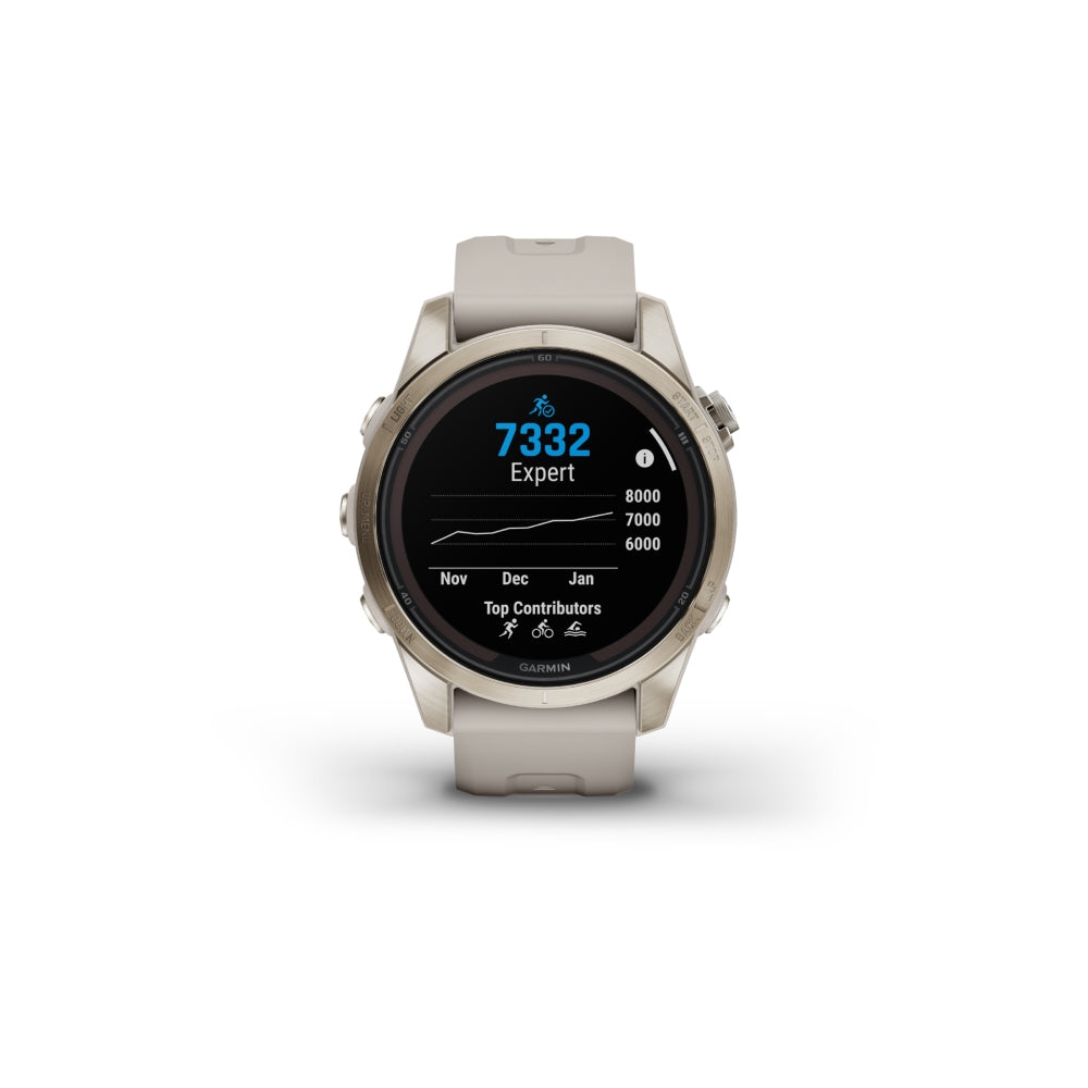 Fenix 7S Pro Sapphire Solar Smartwatch - Premium Multisport GPS Watch for Running, Hiking & Outdoor Adventures
