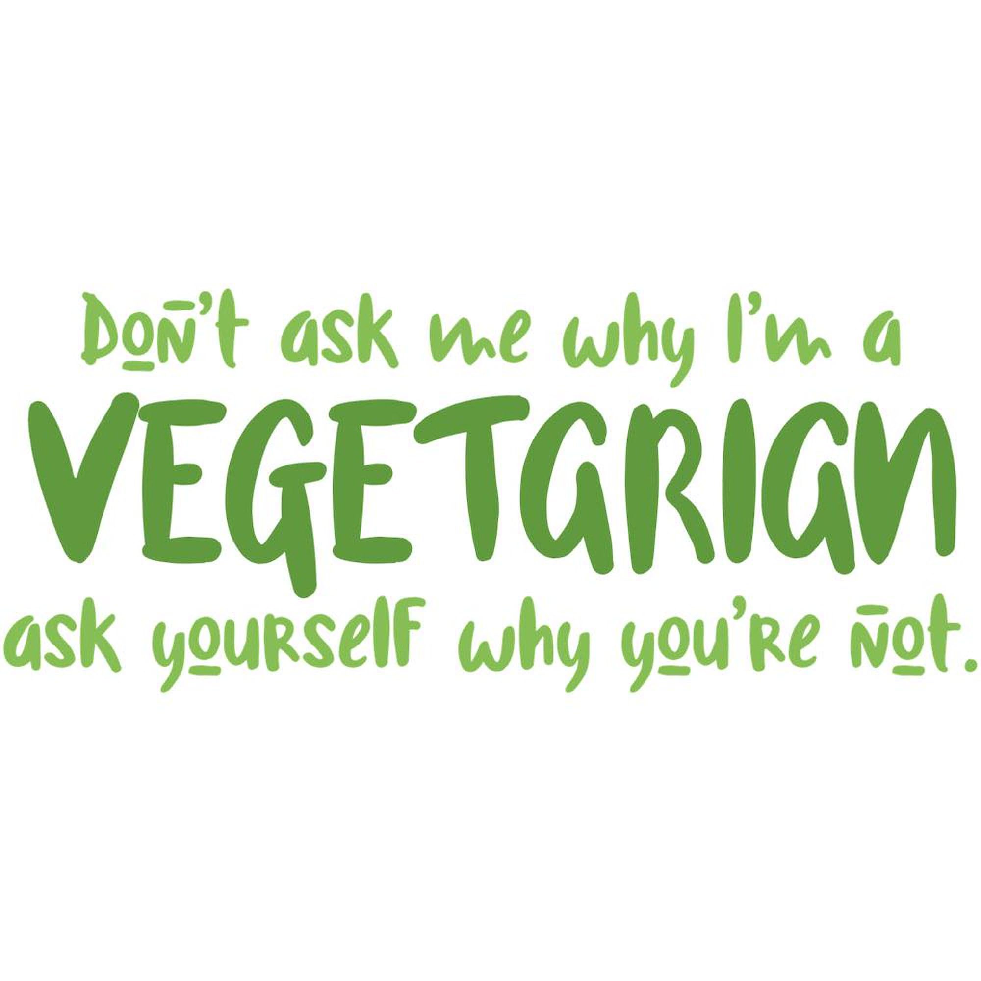 Why Not Vegetarian? 11 oz (325 ml) Ceramic Coffee Mug - Perfect for Tea, Hot Chocolate & Office Use