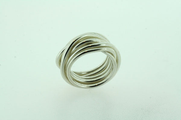 Chuy Knot Ring - Elegant Silver Stackable Band for Women | Perfect for Everyday Wear, Gifts & Special Occasions