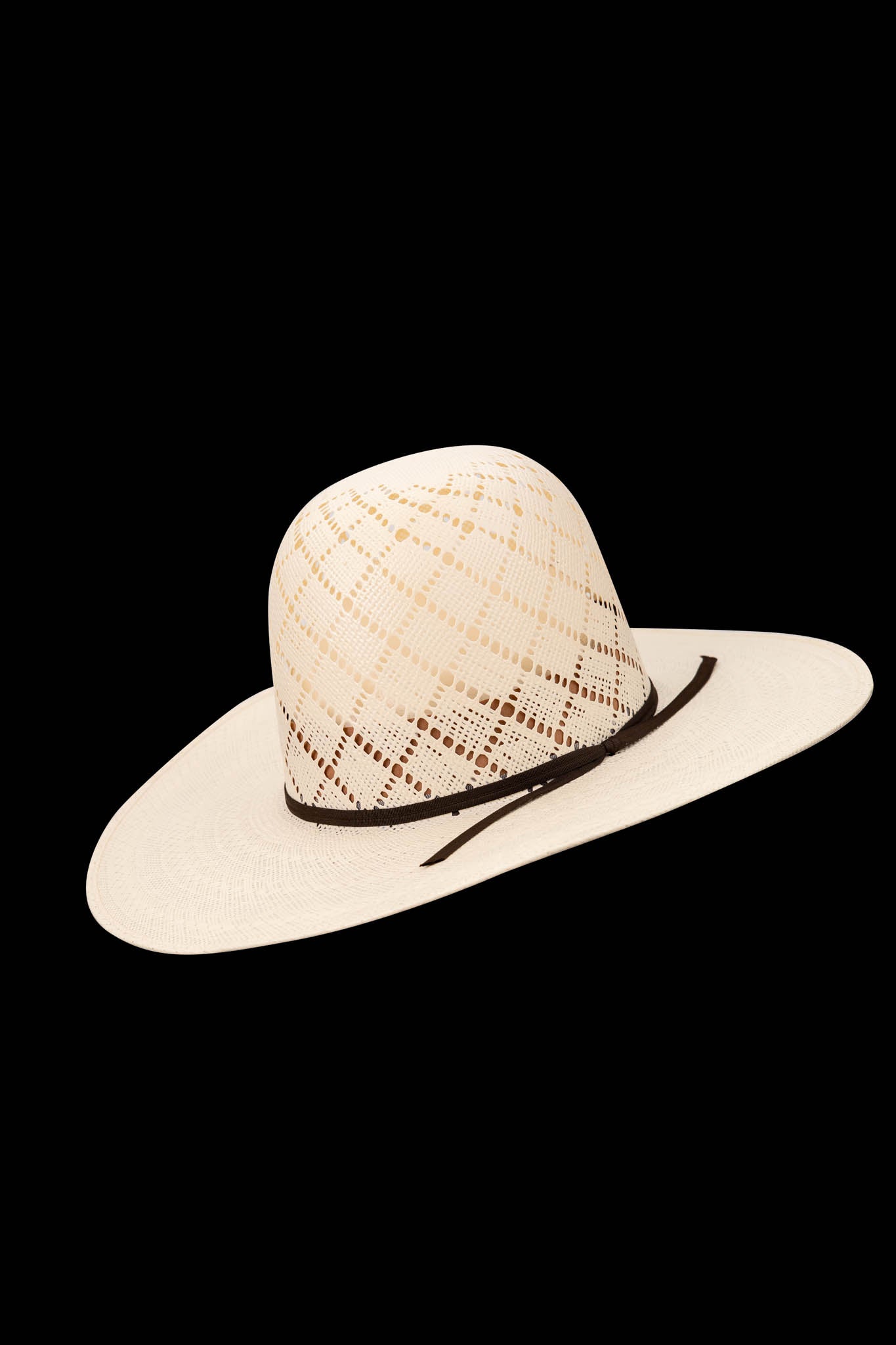 Rock'em 30X Ram Open Crown Straw Hat for Men & Women - Wide Brim Sun Hat for Outdoor, Beach, Gardening, and Summer Activities