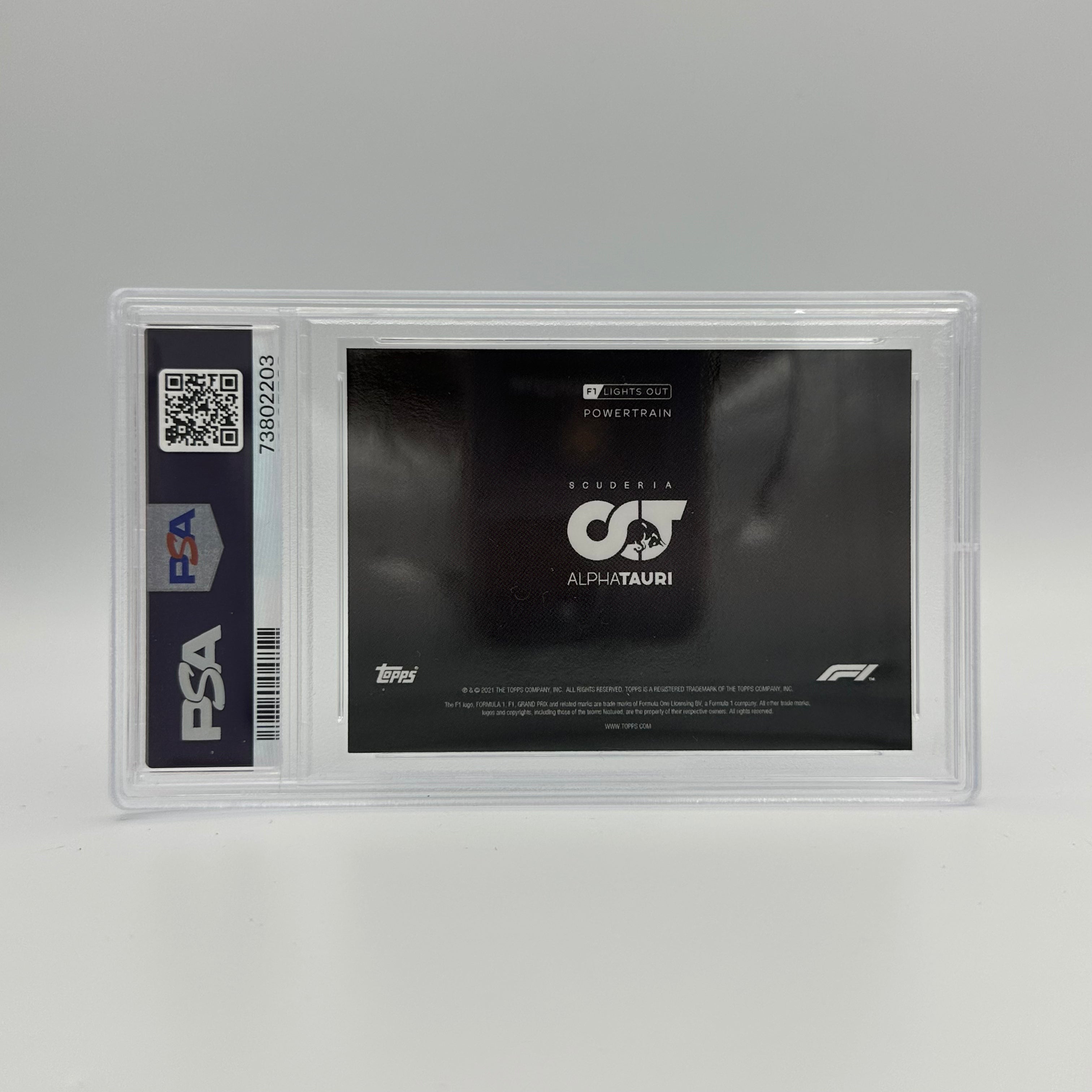 PSA 10 17/99 Scuderia AlphaTauri Powertrain Blue - Limited Edition Racing Collectible for Display & Investment