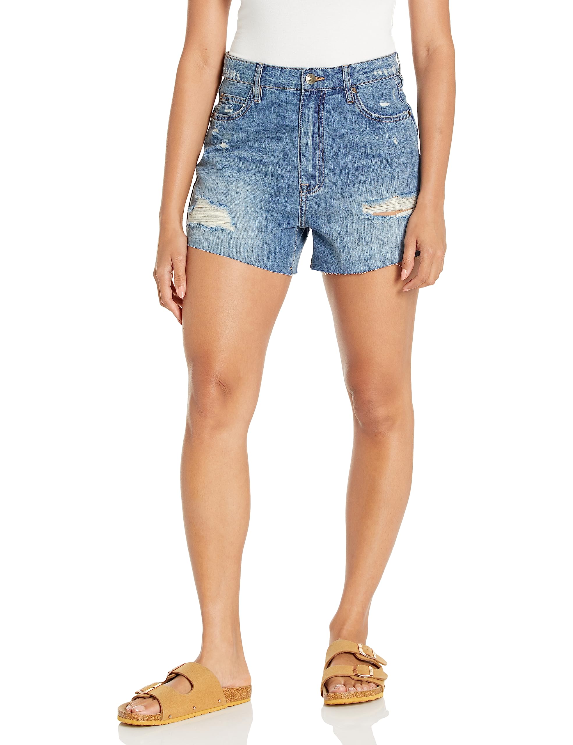 Joie Women's Greer Shorts - Silver Lake Wash, Size 27 Regular | Comfortable Casual Wear for Summer, Travel & Everyday Outfits