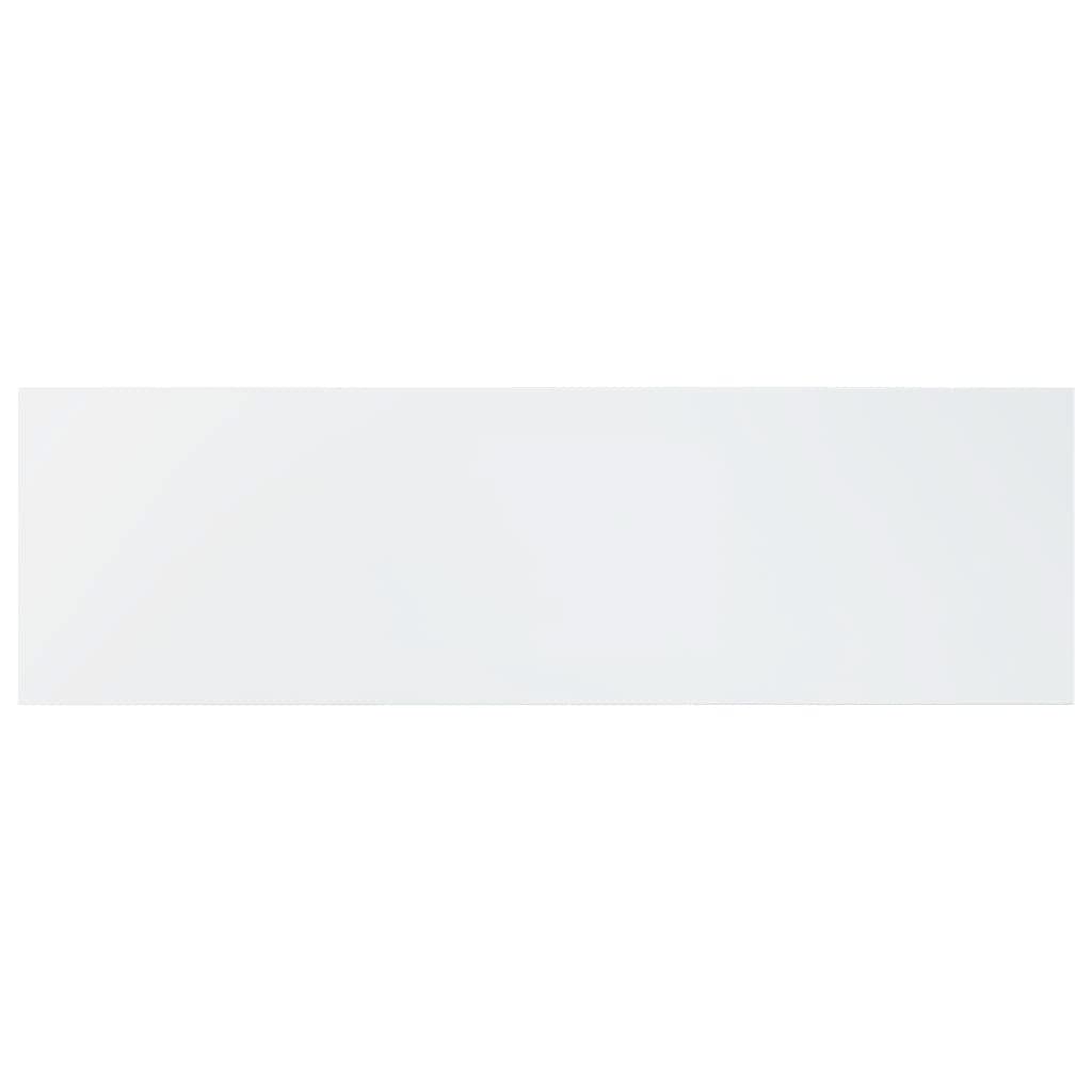 8-Piece High Gloss White Storage Shelf Boards - 39.4