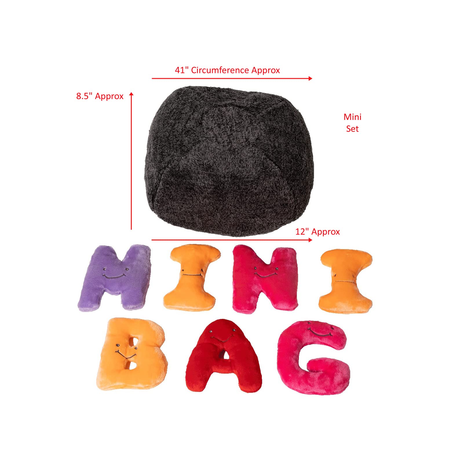 Educational Alphabet Plush Toys - 26 Piece Rainbow ABC Letters Set with Storage Bag, Soft Stuffed Learning Letters for Kids Ages 3-5 - Perfect for Preschool Learning, Language Development & Birthday Gifts | Great for Classroom, Homeschooling & Playroom Decor