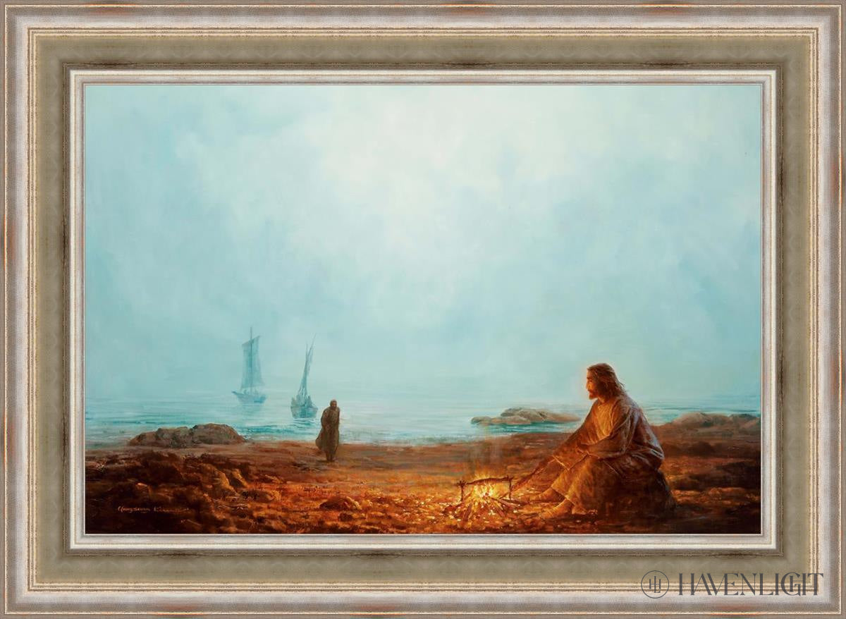 By The Shore By Yongsung Kim - Coastal Wall Art Print for Beach House Decor, Ocean Themed Living Room & Bedroom