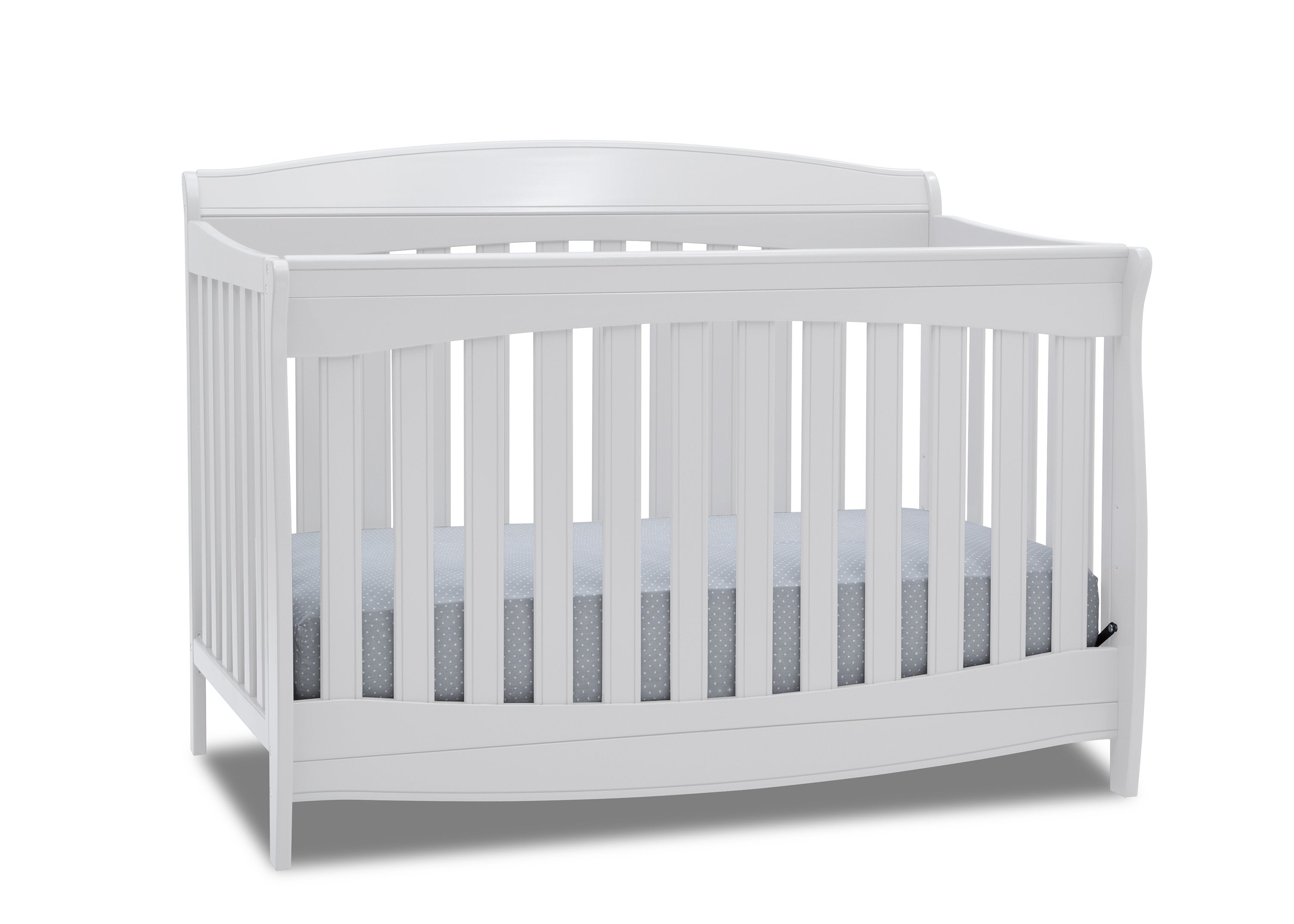 Colton 6-in-1 Convertible Baby Crib - Toddler Bed, Daybed & Full-Size Bed - Safe Nursery Furniture for Newborn to Teen - Perfect for Modern Nurseries & Kids' Bedrooms