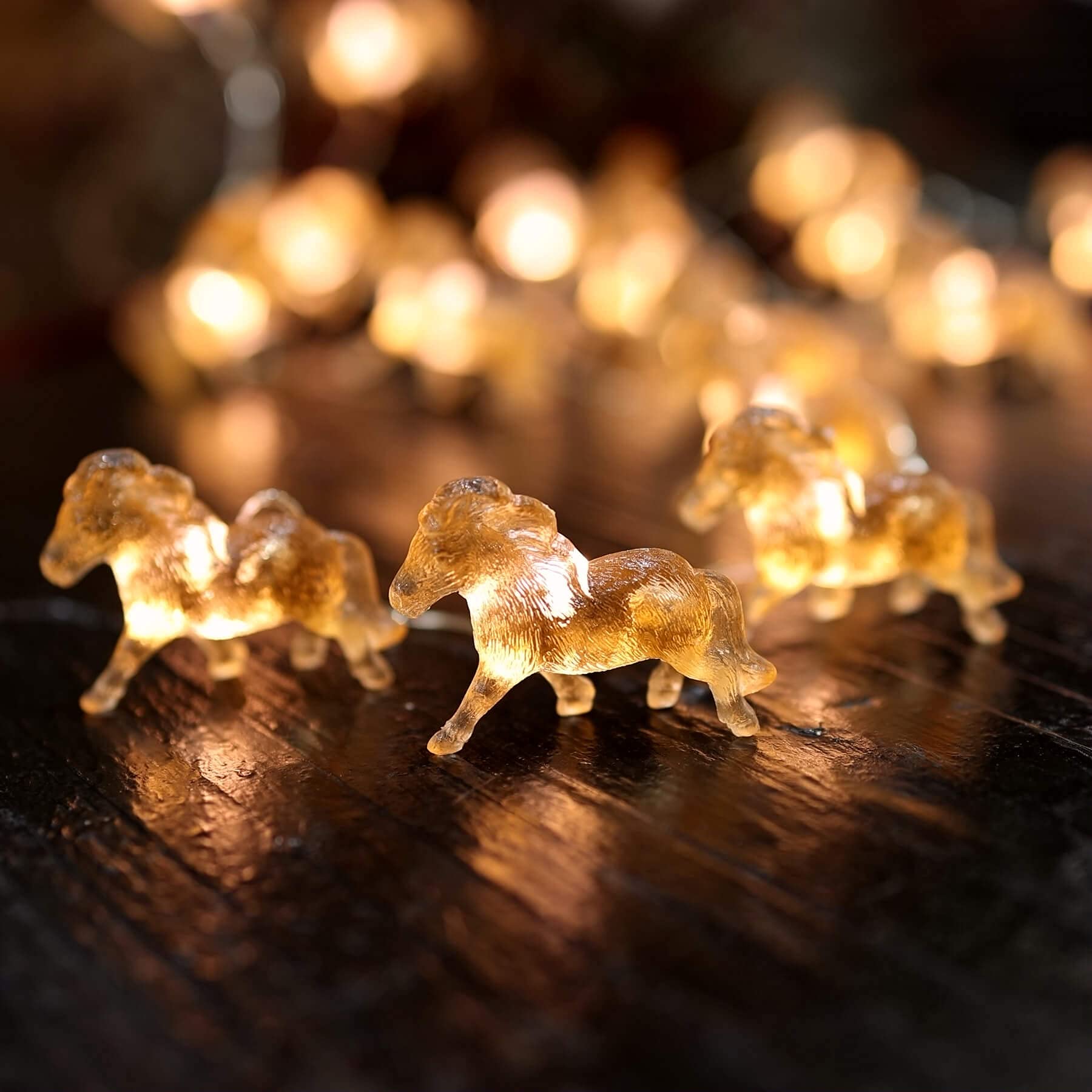 20LED Fairy String Lights - 8ft USB/Battery Operated Decorative Pony Lights for Bedroom, Birthday & Christmas Decor | Cute Horse-Themed Gift for Women | Perfect for Home, Party & Holiday Lighting