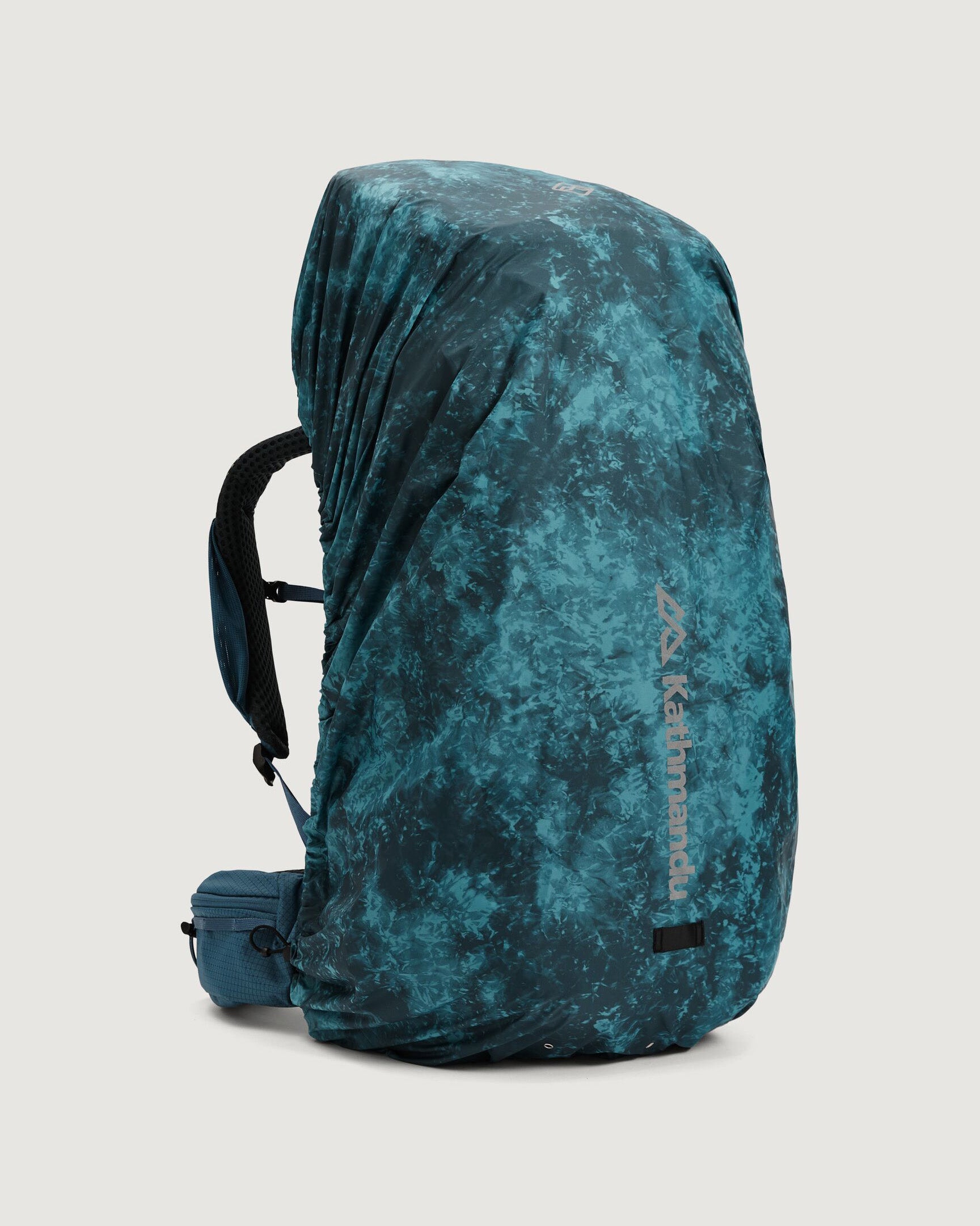 Waterproof Rain Cover for Backpacks - Large Size, Brittany/Dive Tie Dye Print - Perfect for Hiking, Travel & Outdoor Adventures